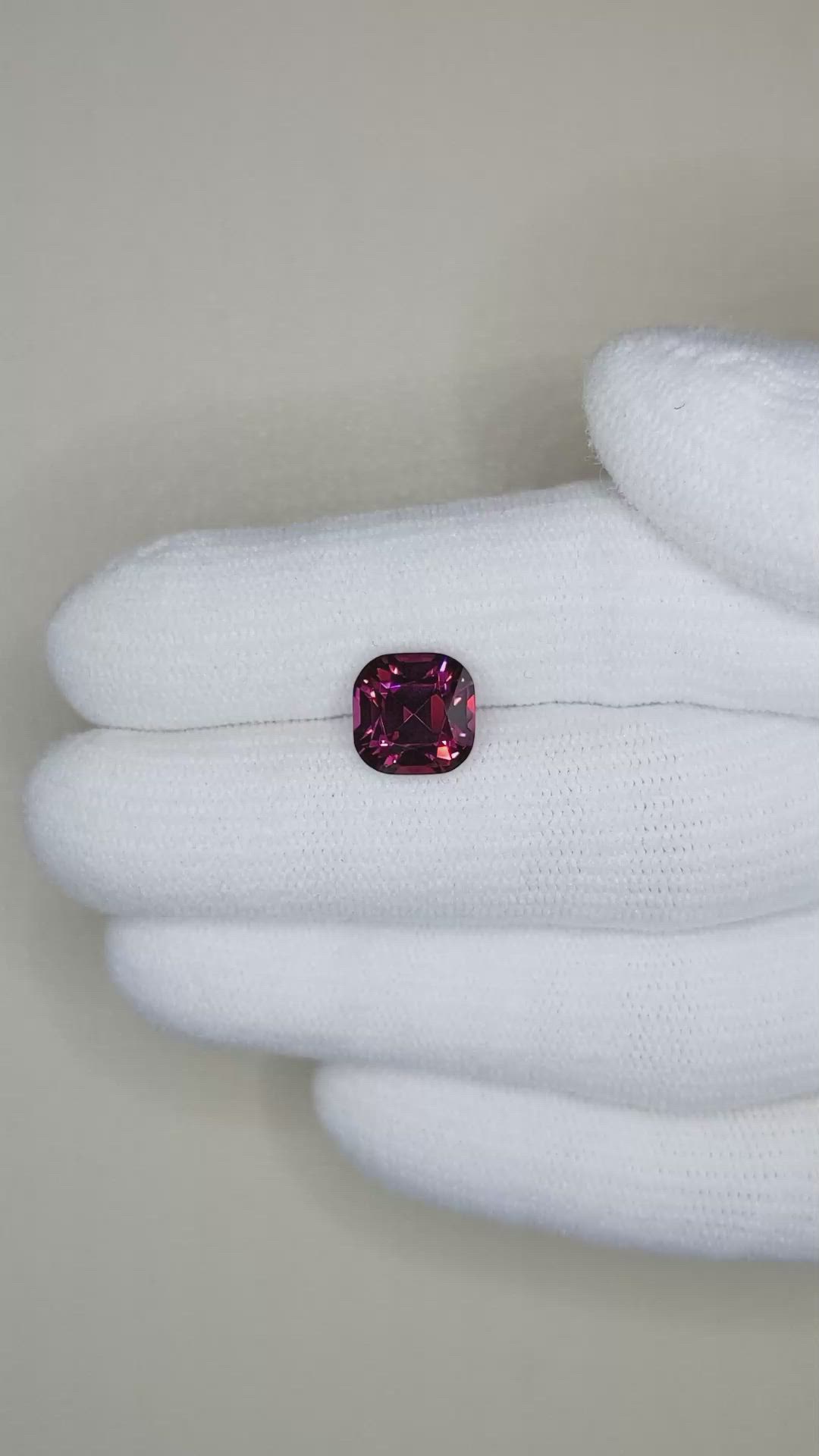 3.98 Ct. Rhodolite Garnet from Tanzania Size Video