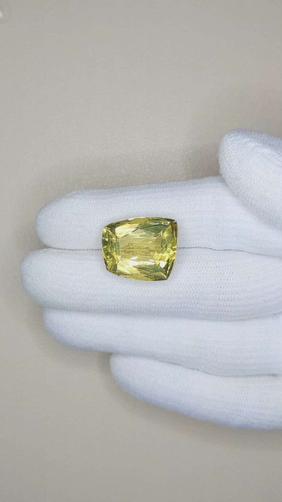 11.98 Ct. Quartz from Brazil Size Video