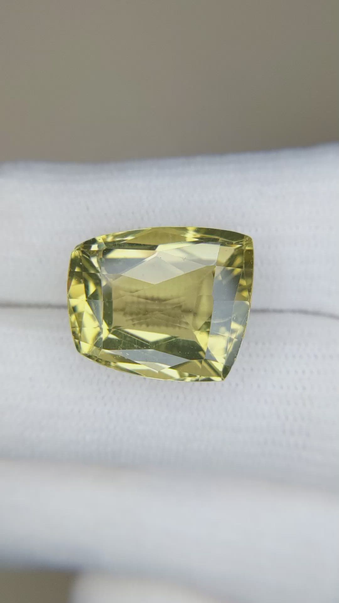 11.98 Ct. Quartz from Brazil Size Video