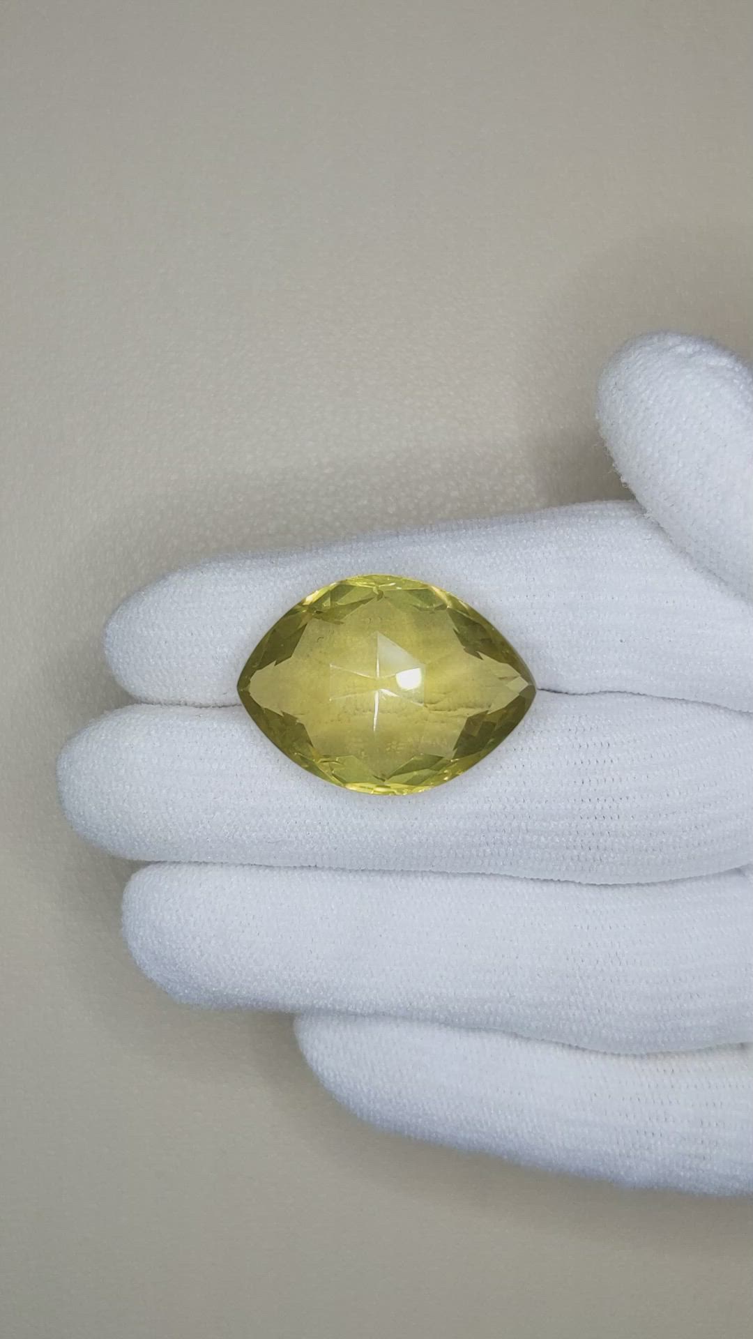 24.64 Ct. Quartz from Brazil Size Video