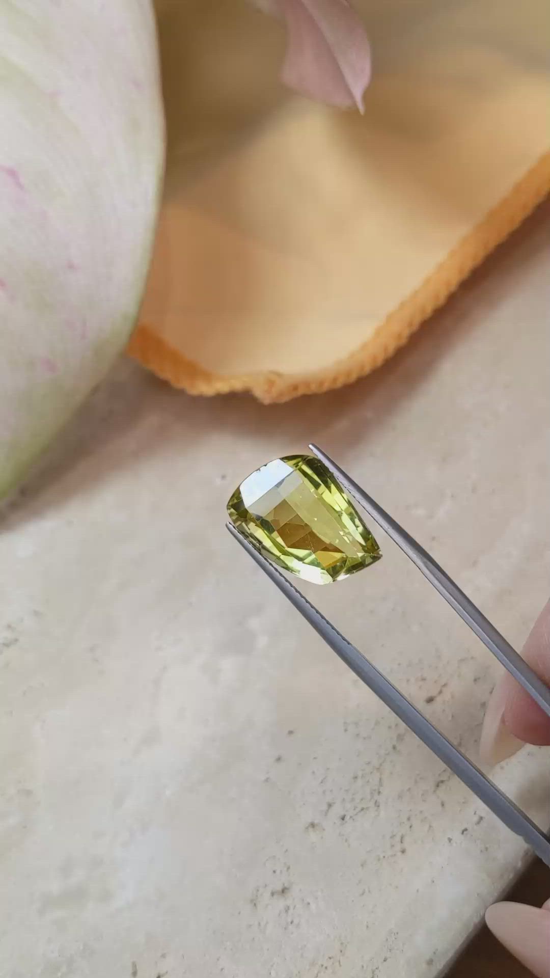 11.89 Ct. Quartz from Brazil Size Video