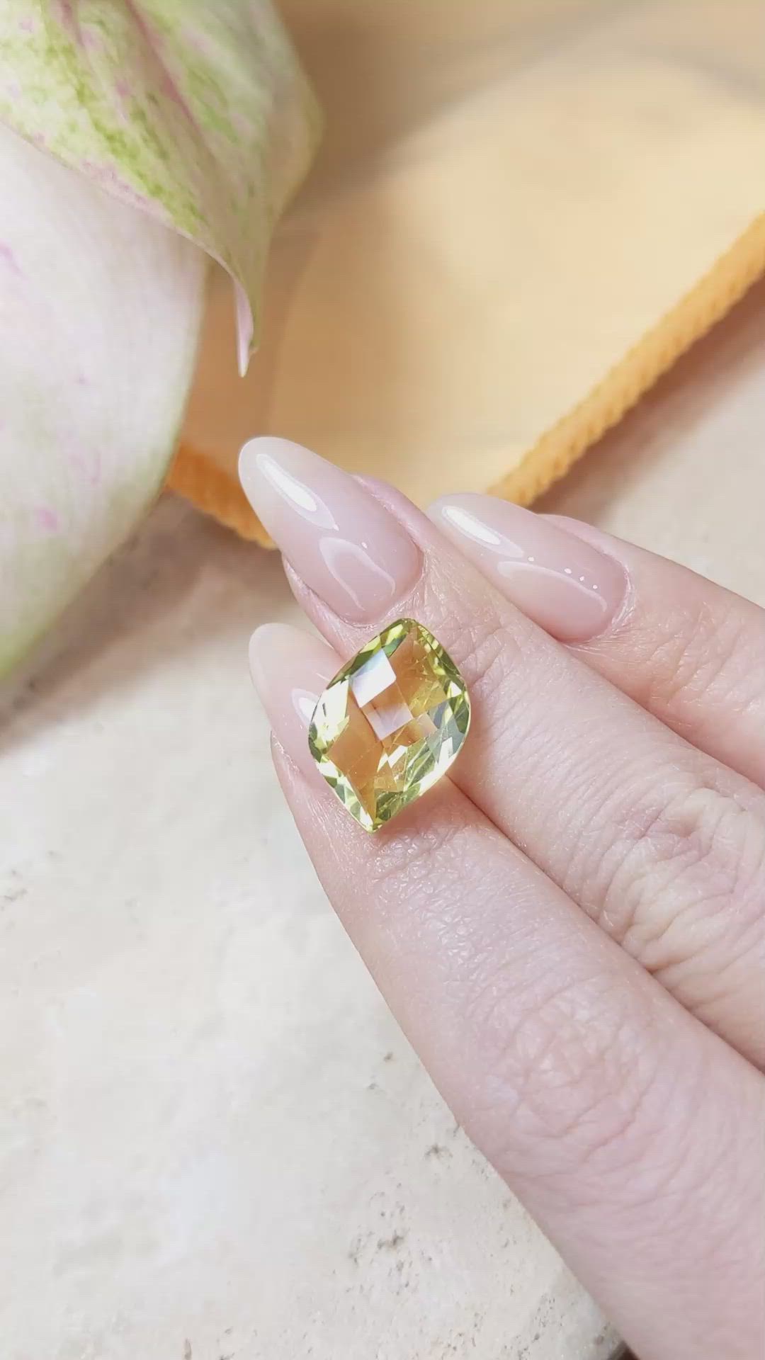 8.58 Ct. Quartz from Brazil Size Video