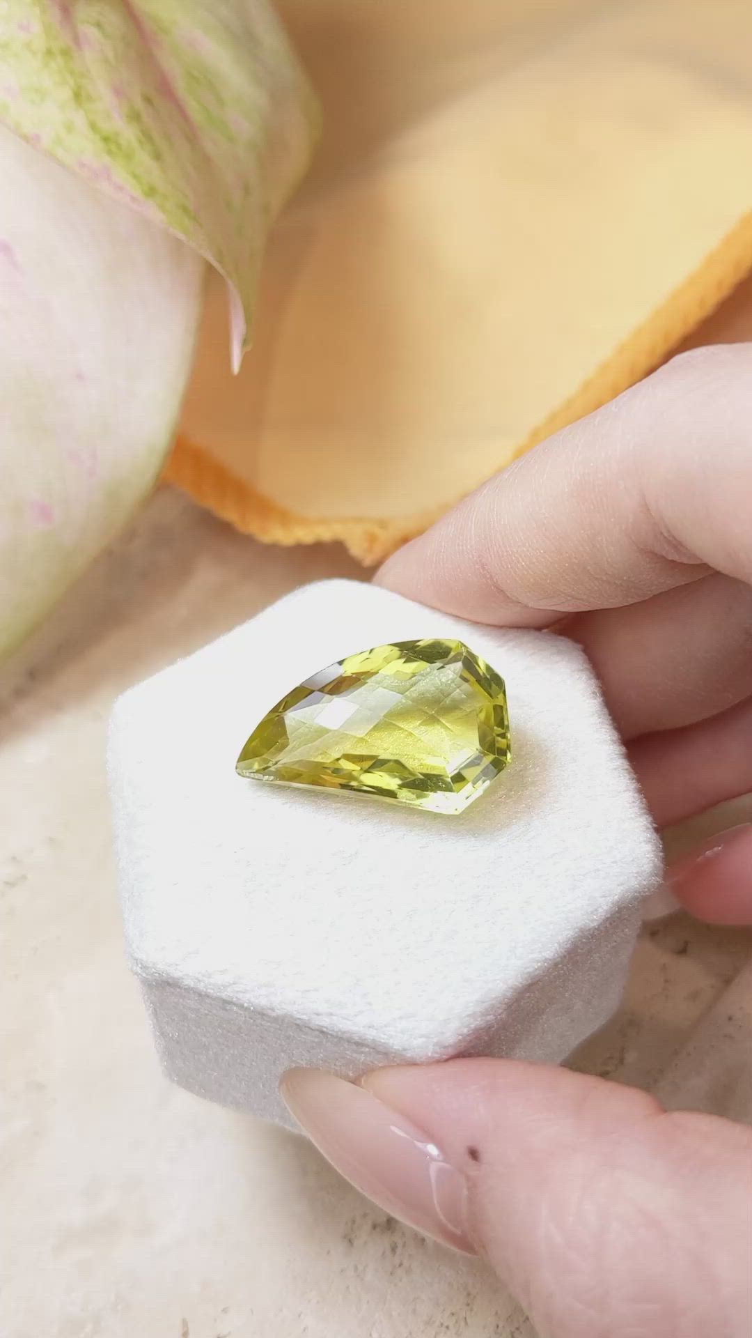 17.41 Ct. Quartz from Brazil Size Video