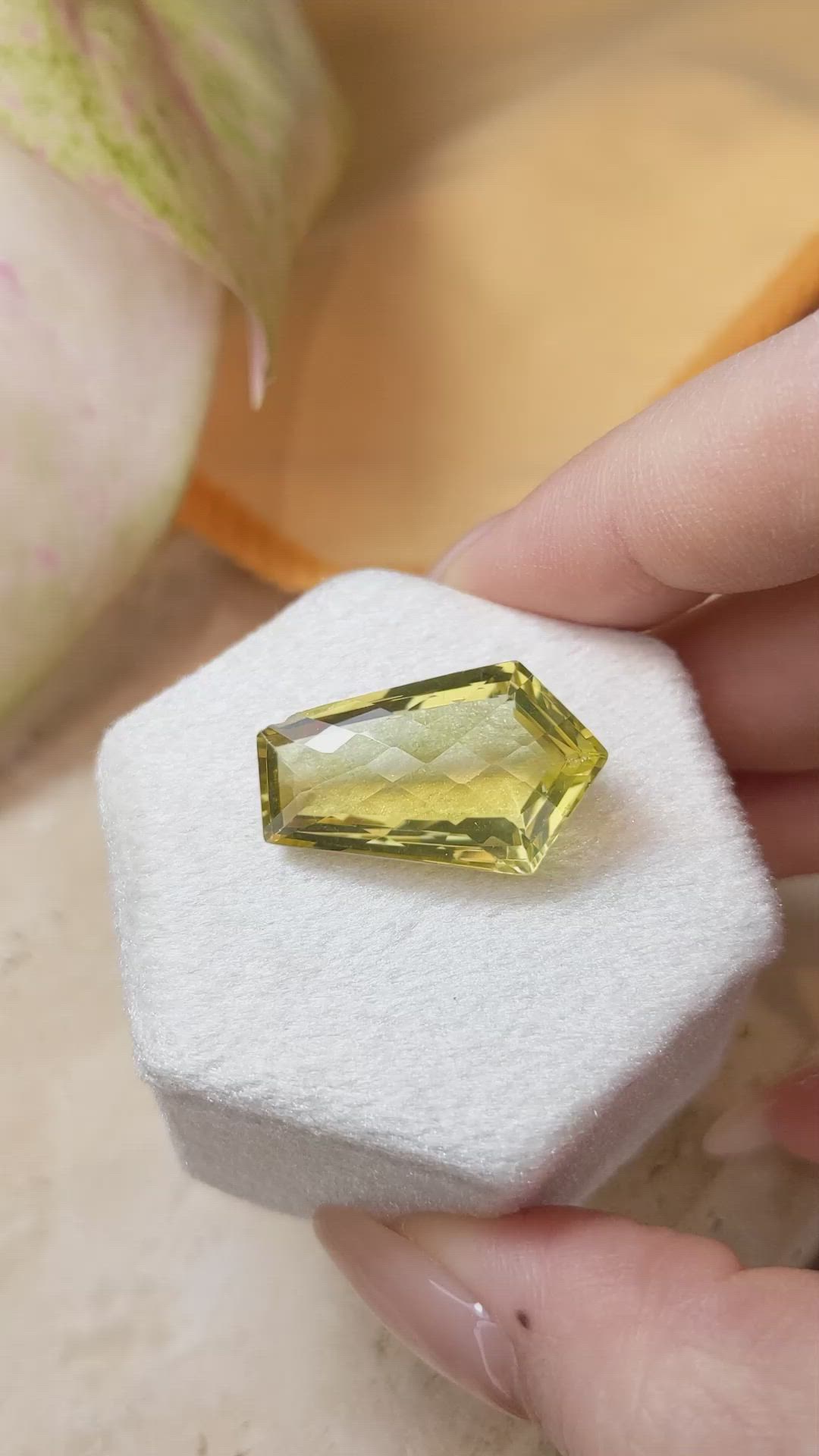 17.29 Ct. Quartz from Brazil Size Video