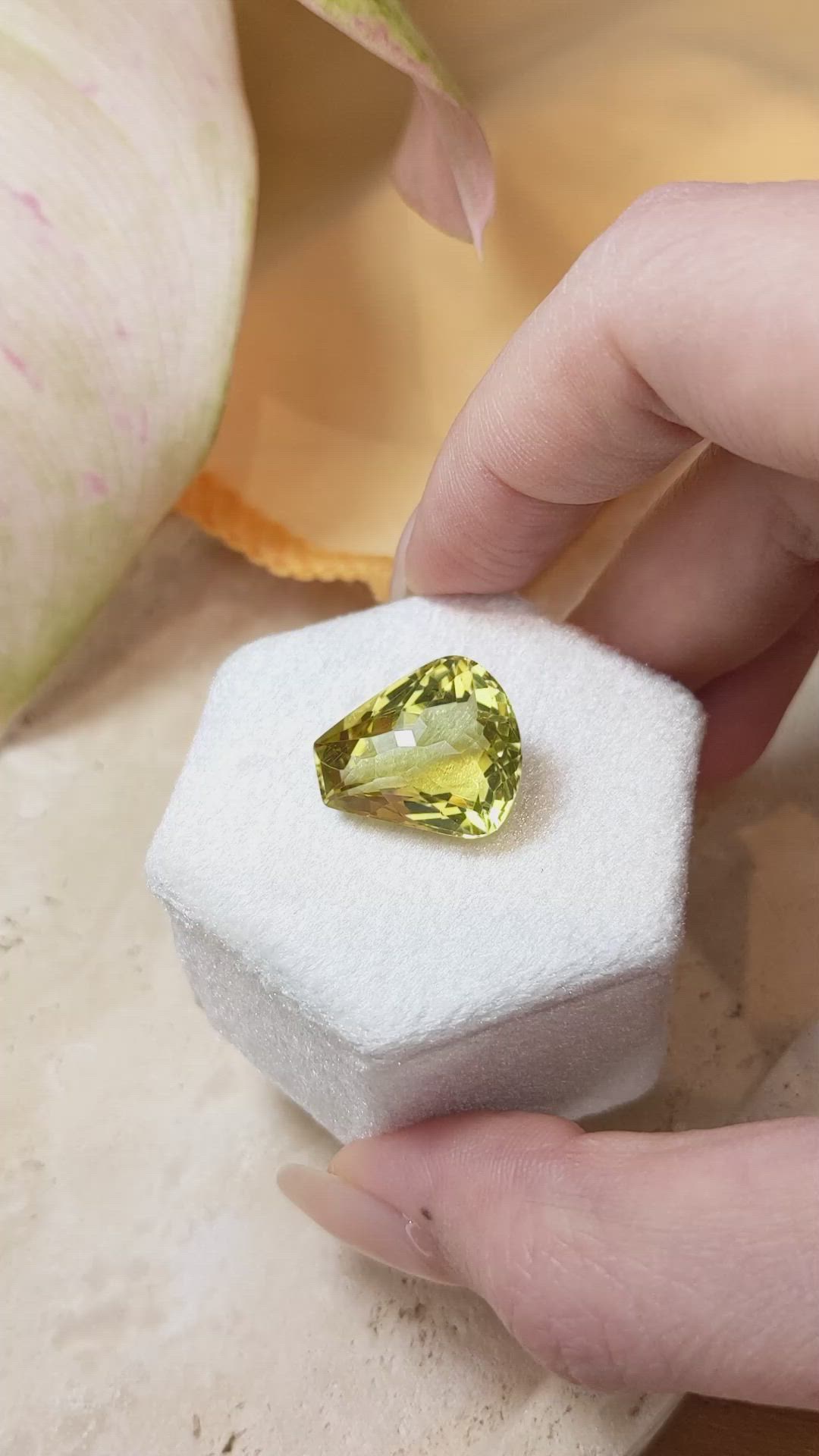 13.13 Ct. Quartz from Brazil Size Video
