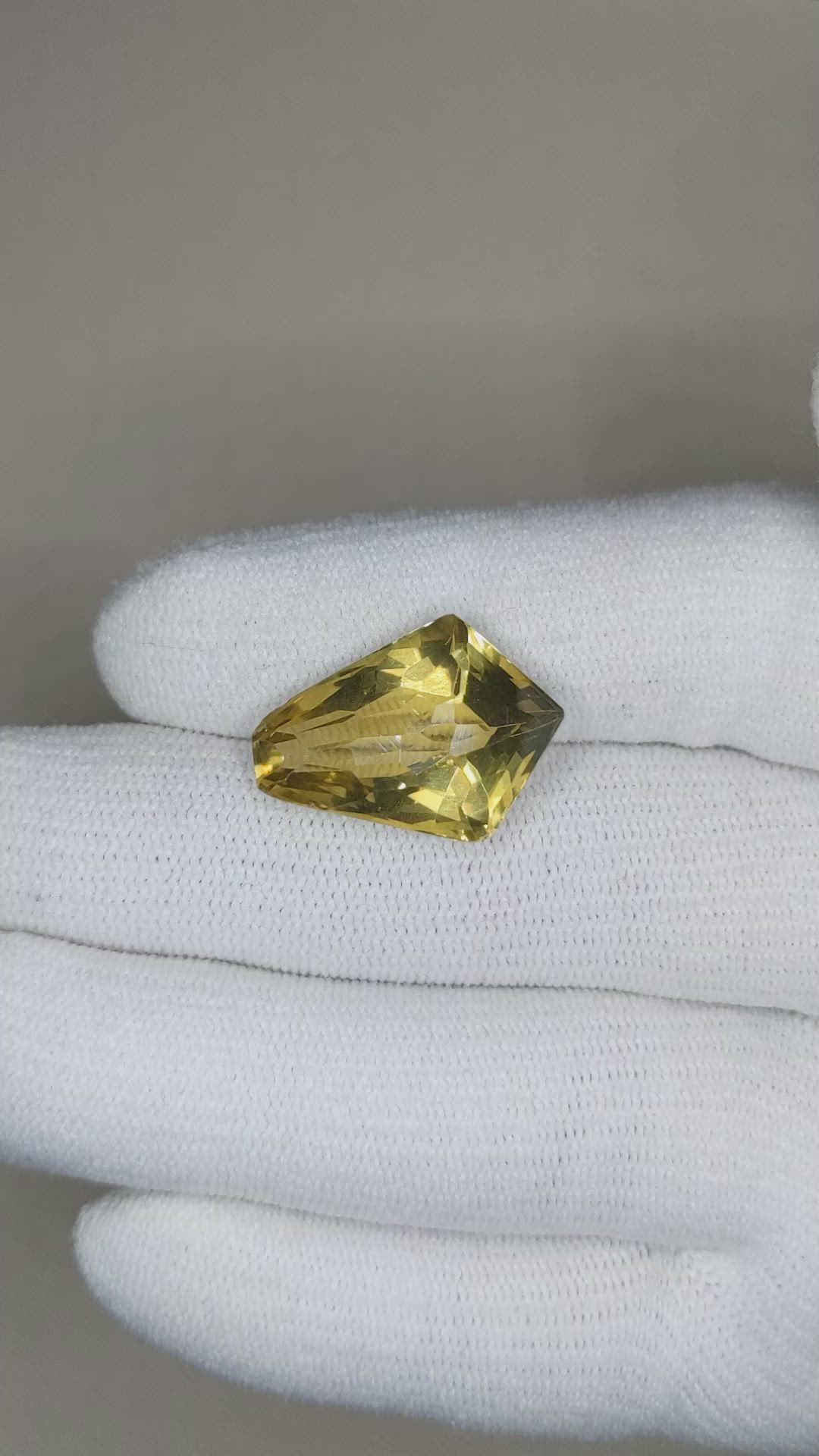 13.04 Ct. Quartz from Brazil Size Video