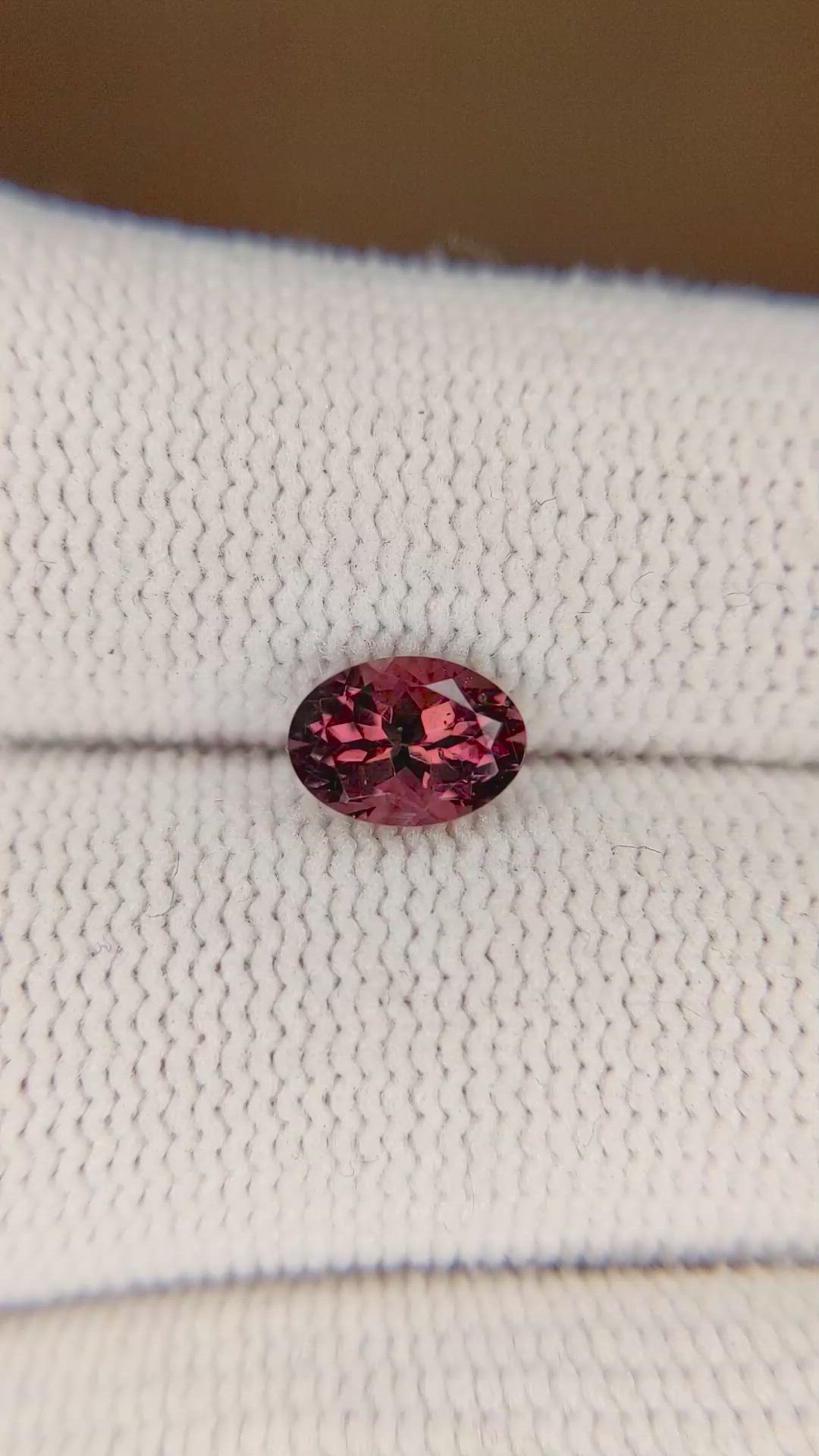 1.17 Ct. Garnet from Ceylon (Sri Lanka) Size Video