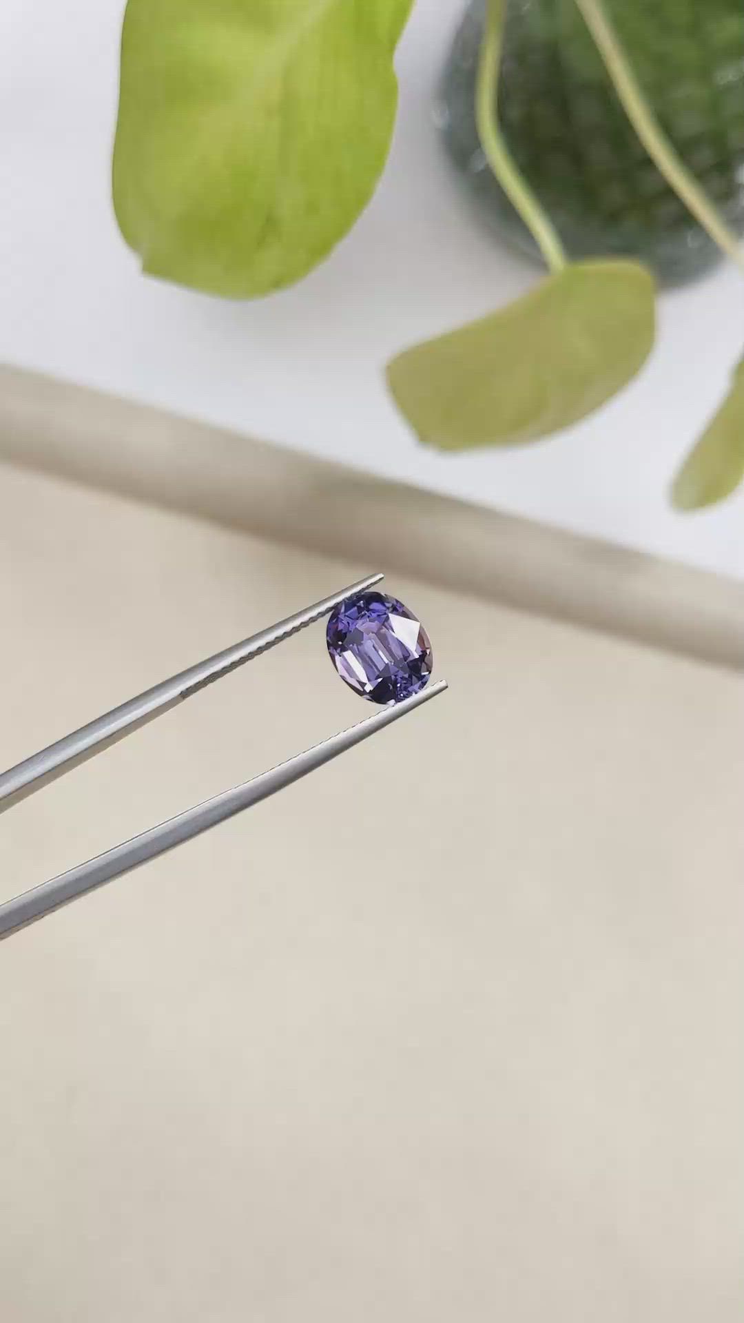 3.55 Ct. Tanzanite from Tanzania Size Video
