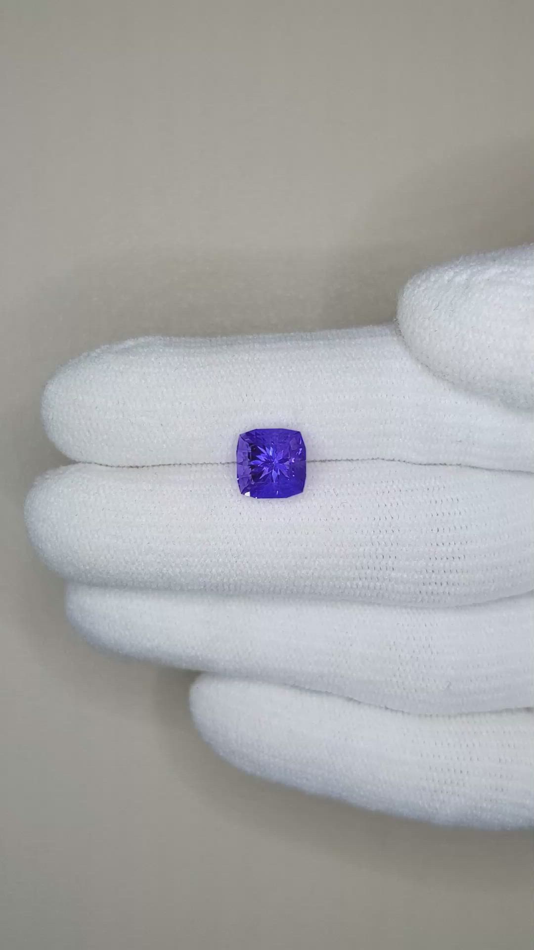 2.81 Ct. Tanzanite from Tanzania Size Video