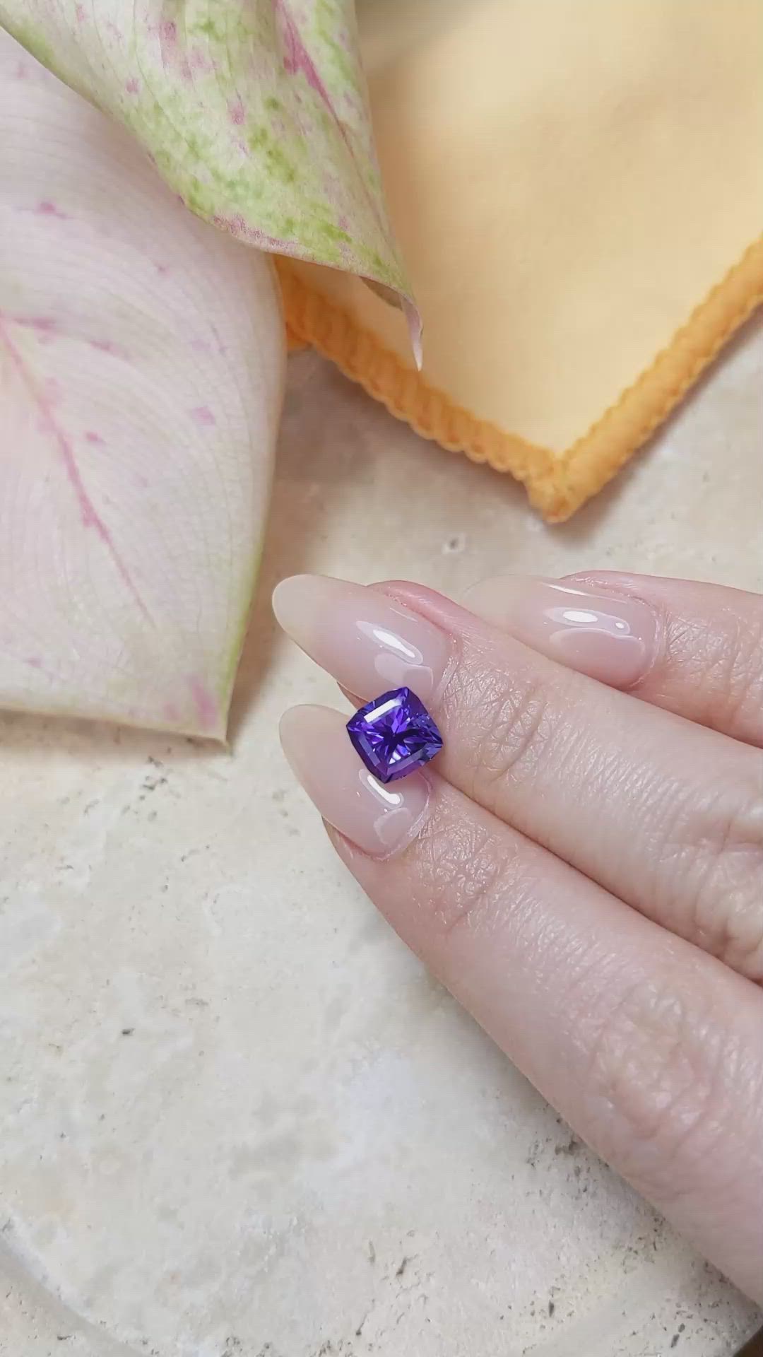 2.81 Ct. Tanzanite from Tanzania Size Video