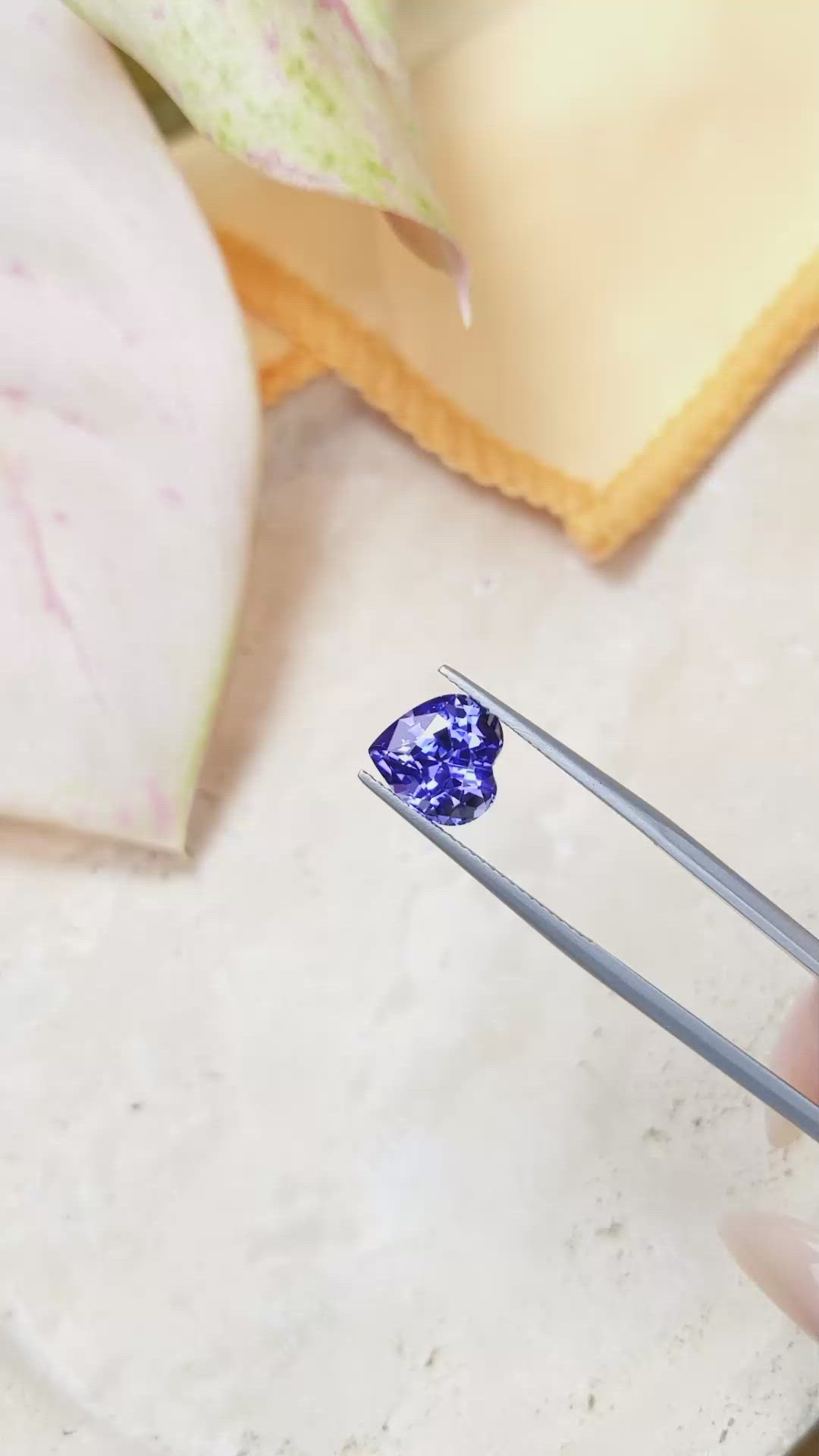 3.66 Ct. Tanzanite from Tanzania Size Video