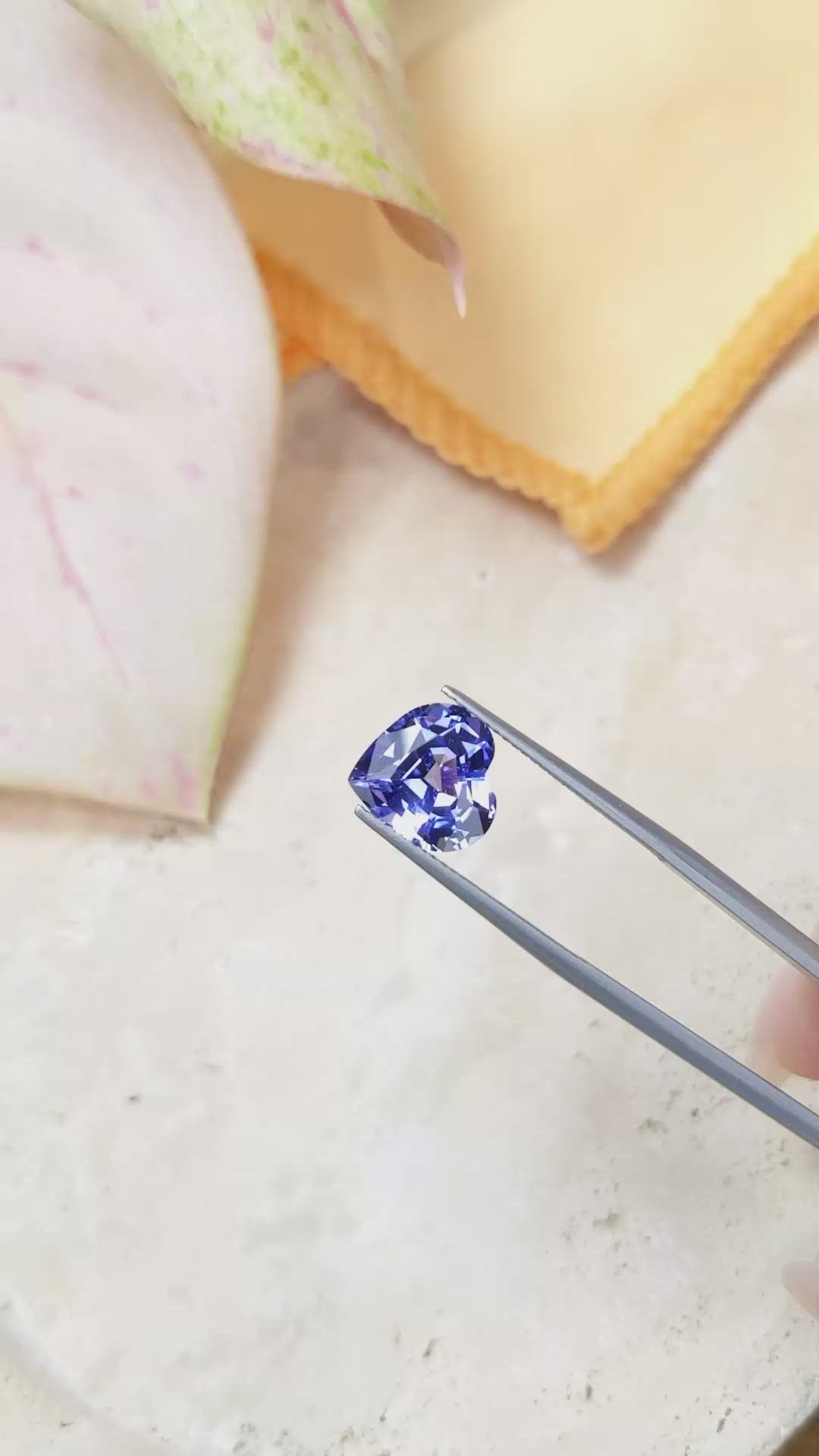4.70 Ct. Tanzanite from Tanzania Size Video