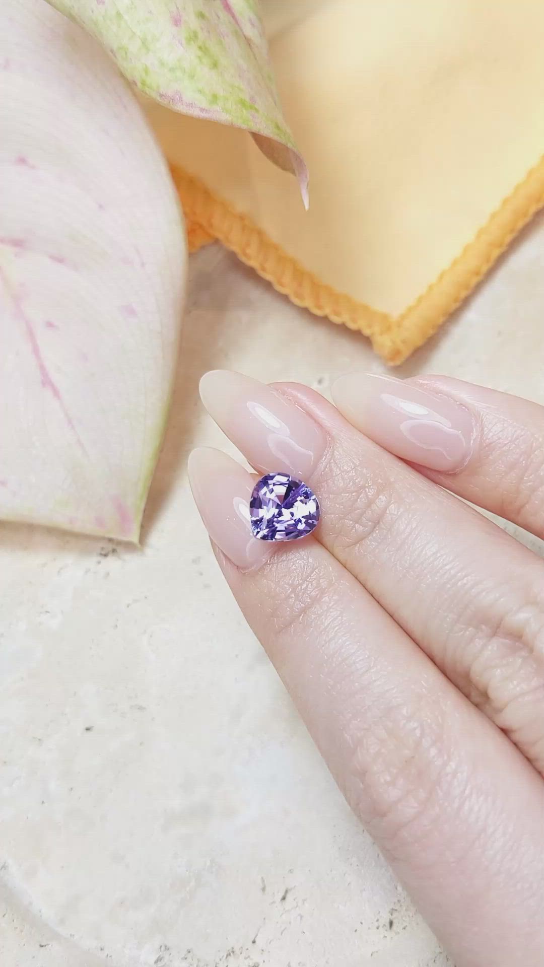 2.78 Ct. Tanzanite from Tanzania Size Video