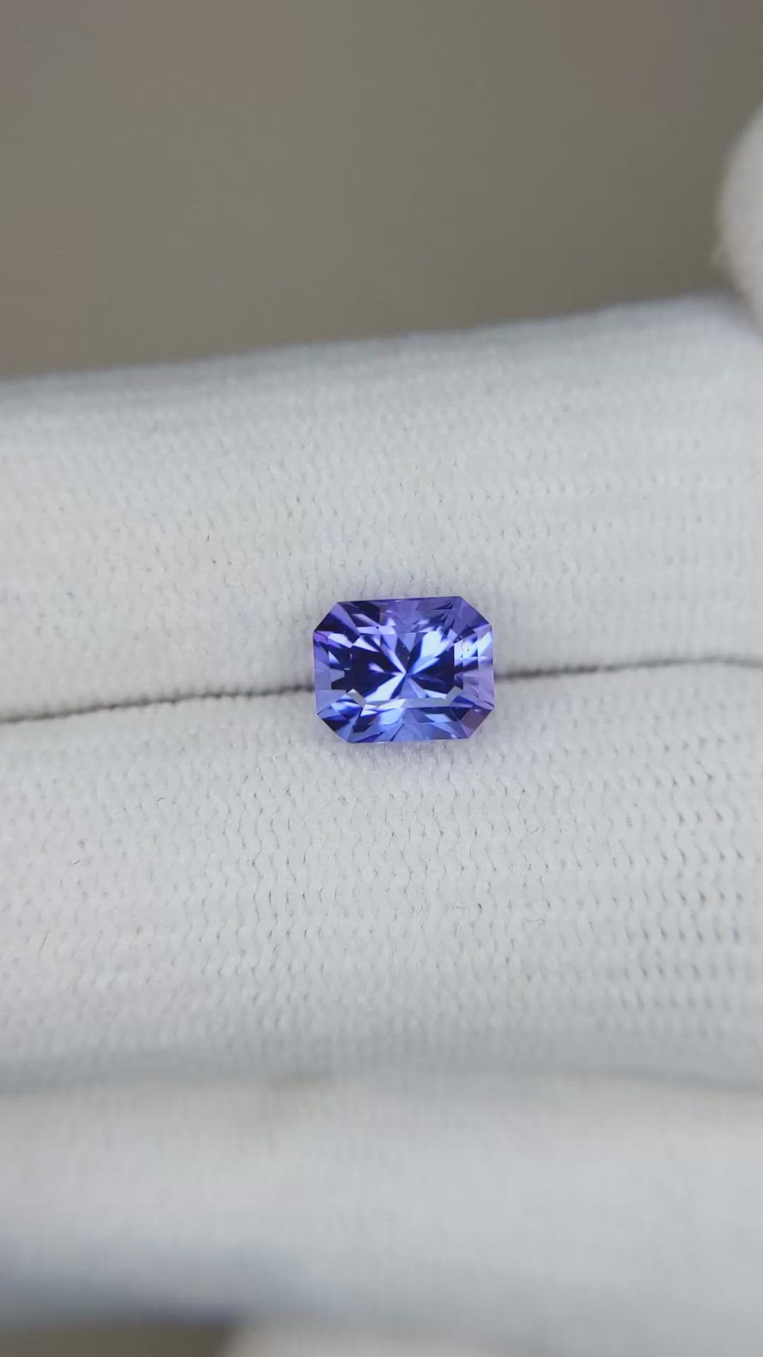 1.52 Ct. Tanzanite from Tanzania Size Video
