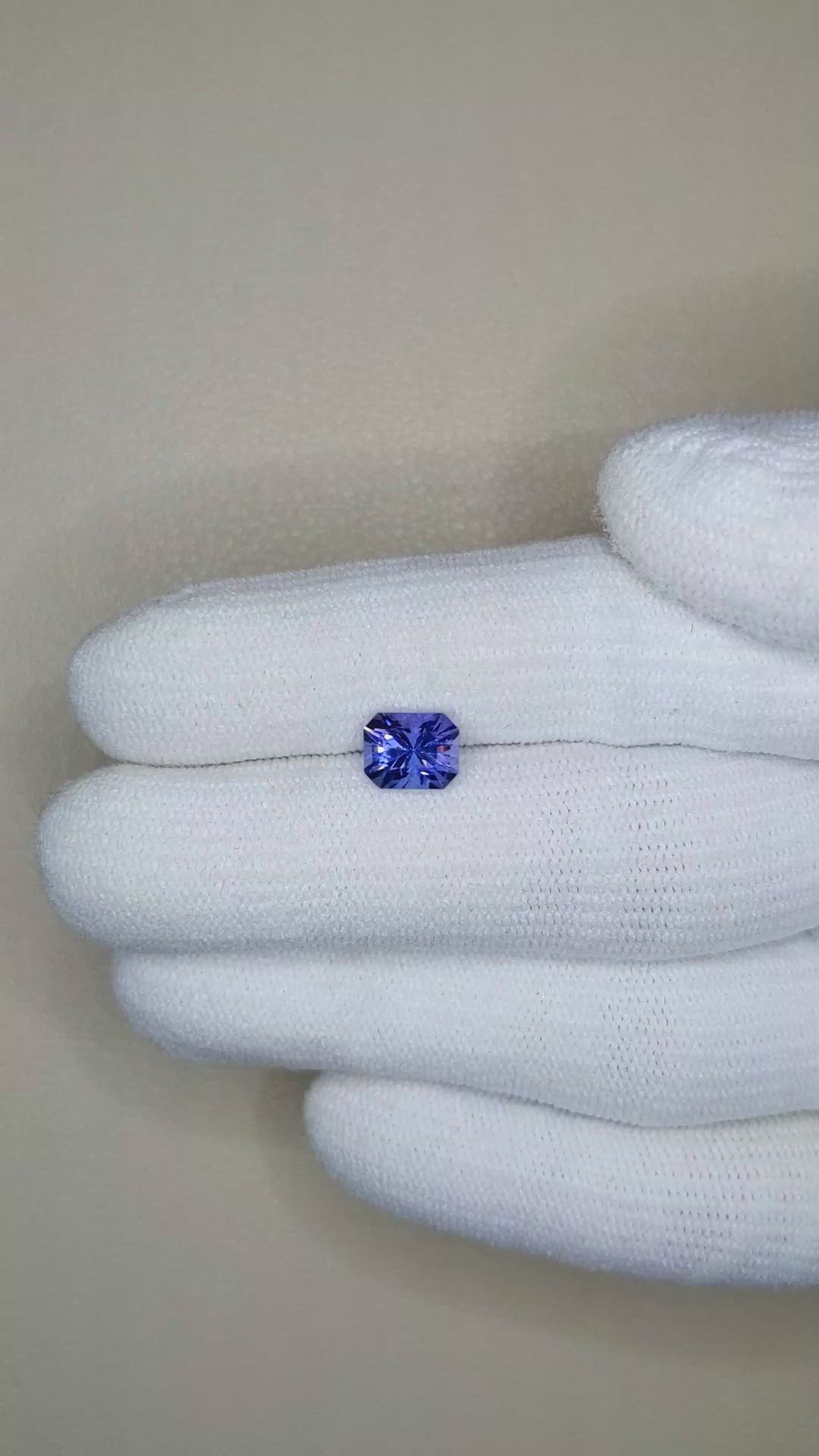 1.52 Ct. Tanzanite from Tanzania Size Video