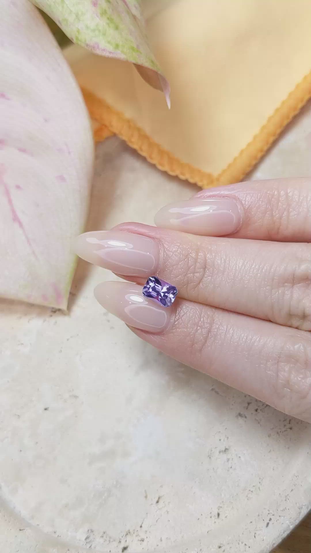 1.36 Ct. Tanzanite from Tanzania Size Video
