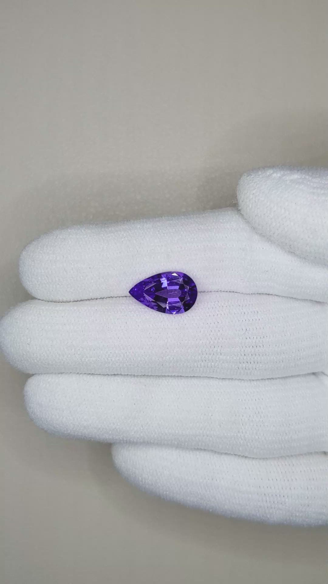 2.80 Ct. Tanzanite from Tanzania Size Video