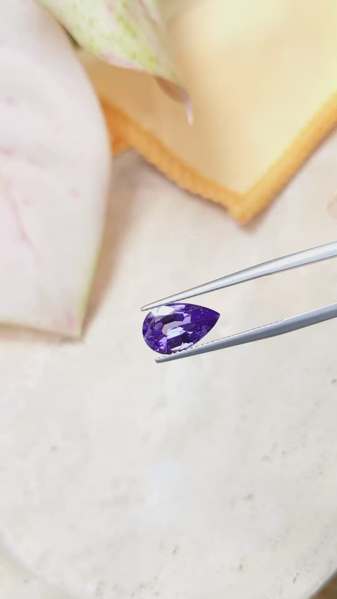 2.80 Ct. Tanzanite from Tanzania Size Video