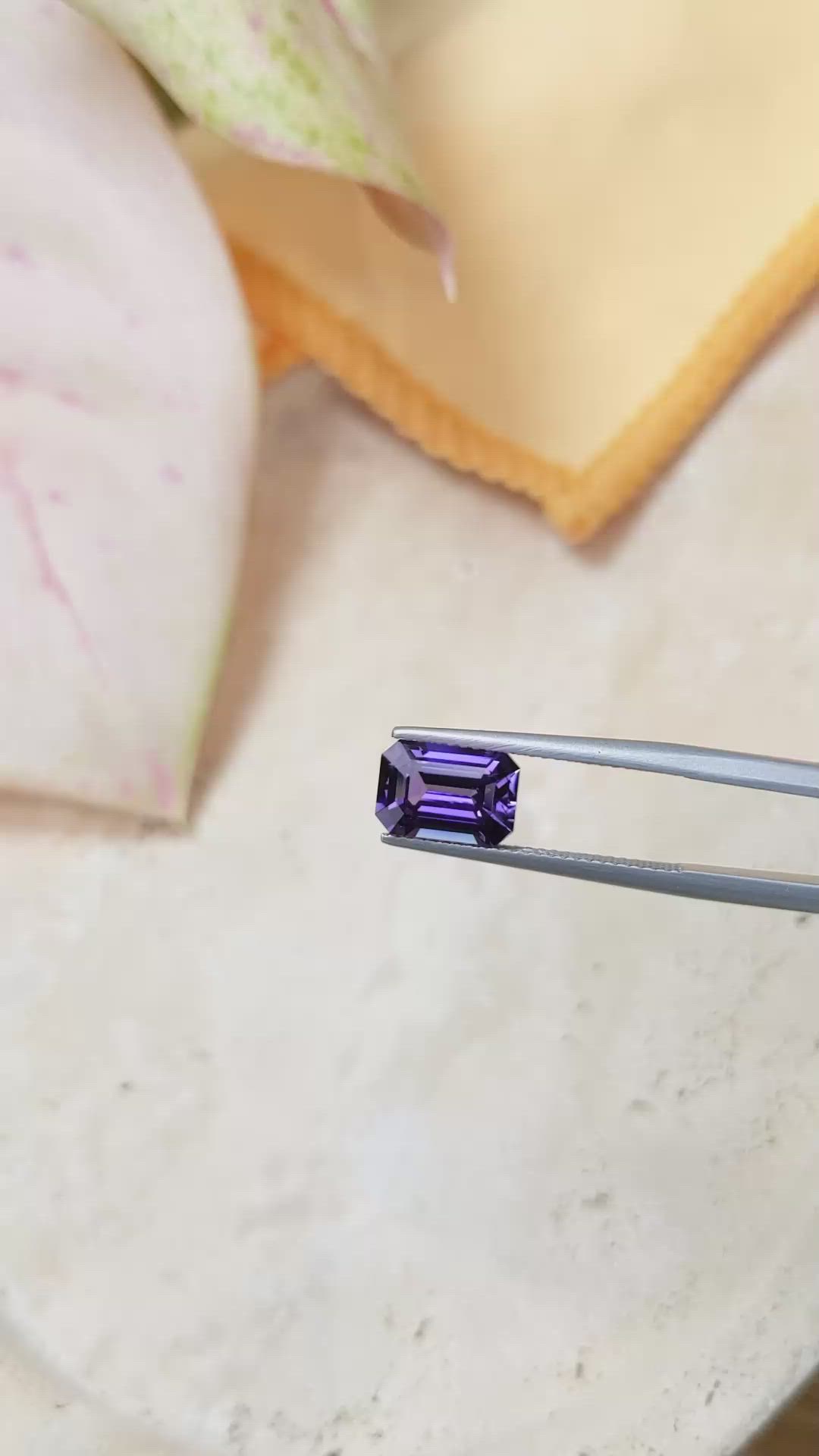 2.70 Ct. Tanzanite from Tanzania Size Video