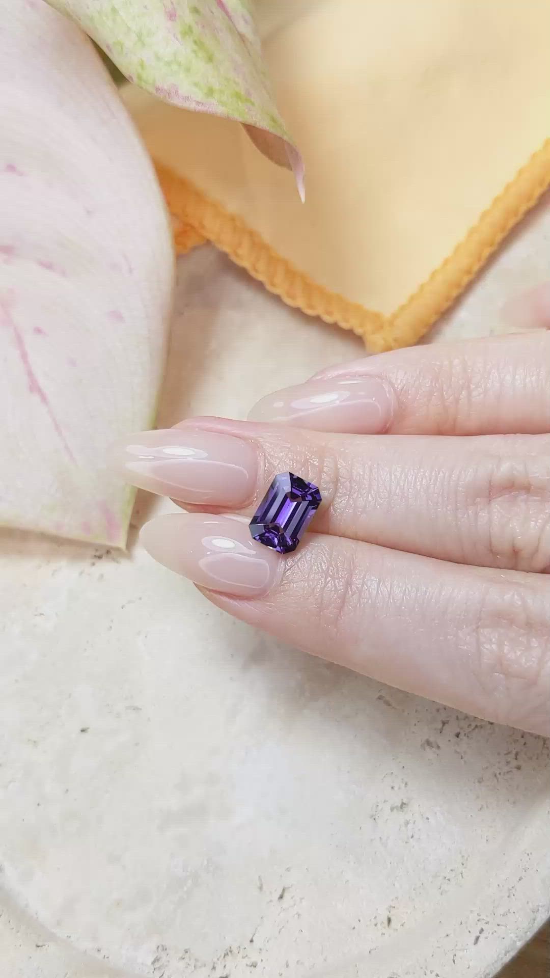 2.70 Ct. Tanzanite from Tanzania Size Video