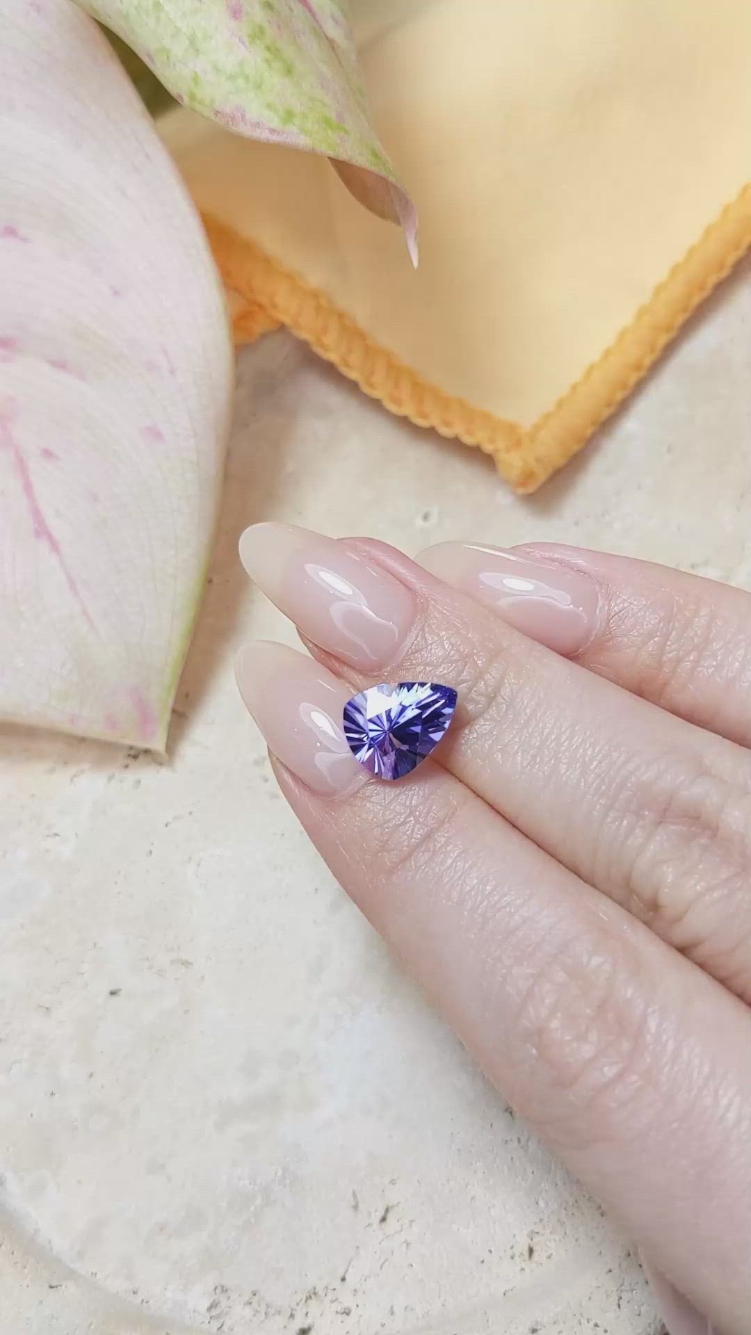 3.49 Ct. Tanzanite from Tanzania Size Video