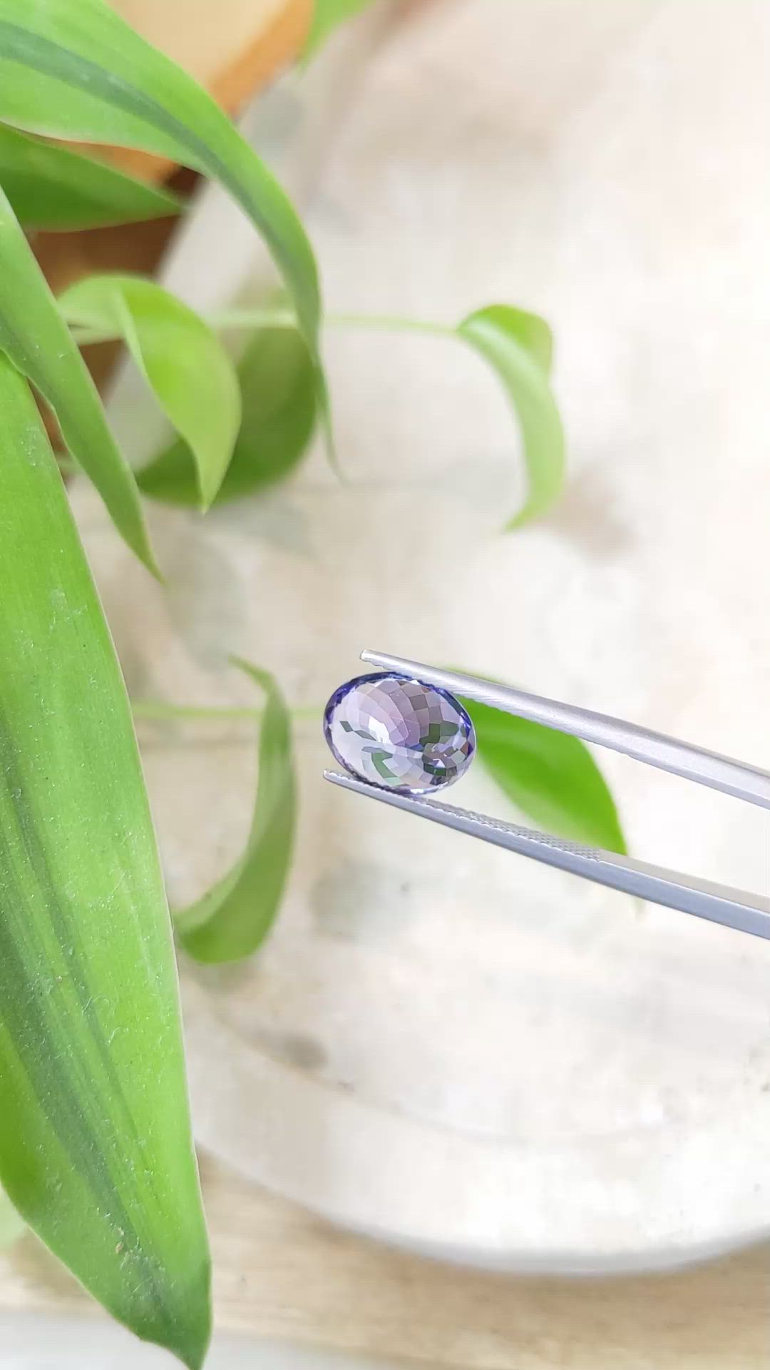 4.05 Ct. Tanzanite from Tanzania Size Video