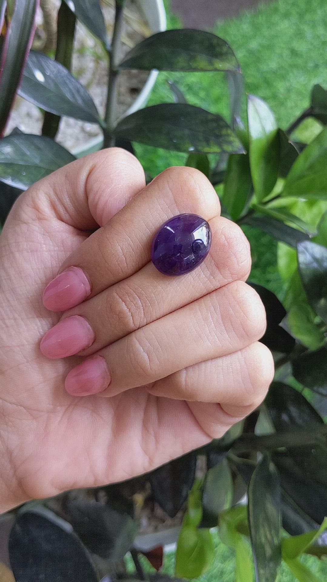 14.70 Ct. Amethyst from Africa Size Video