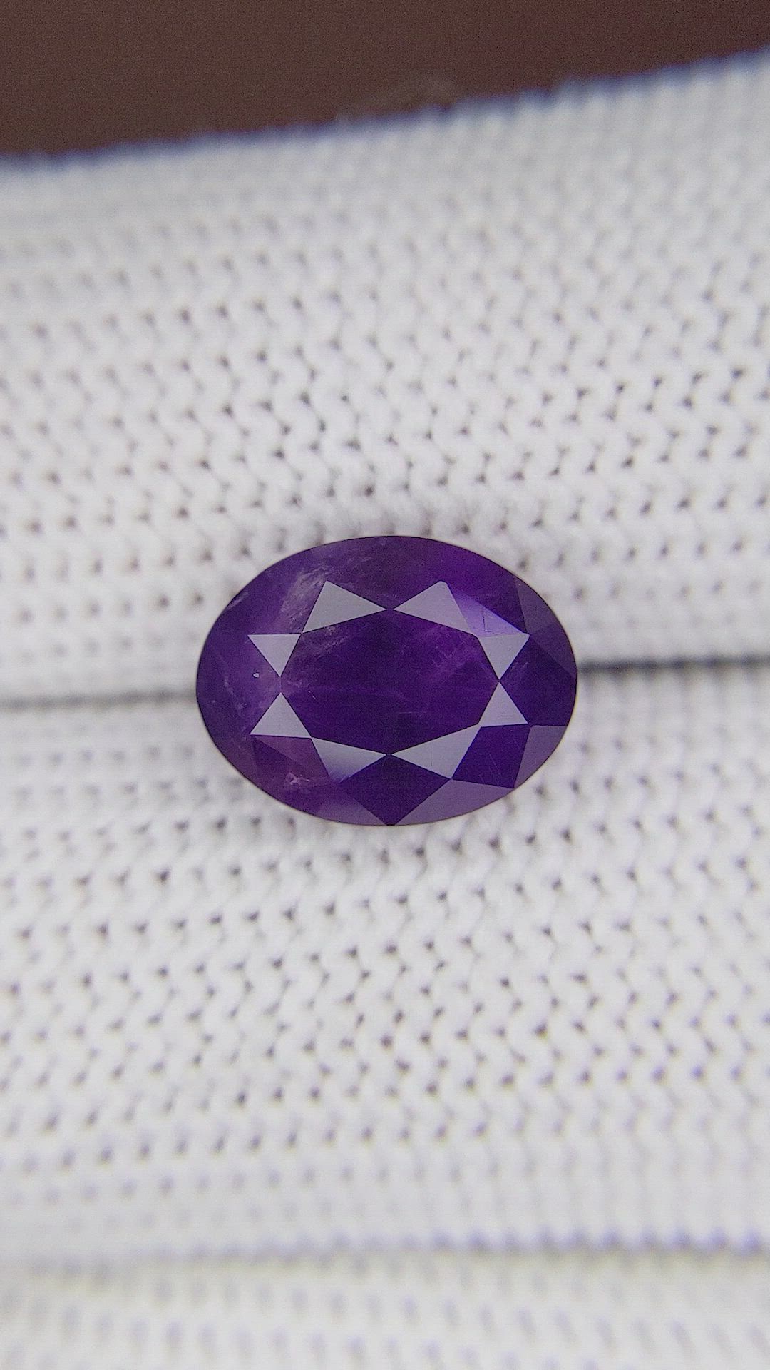 3.45 Ct. Amethyst from Africa Size Video