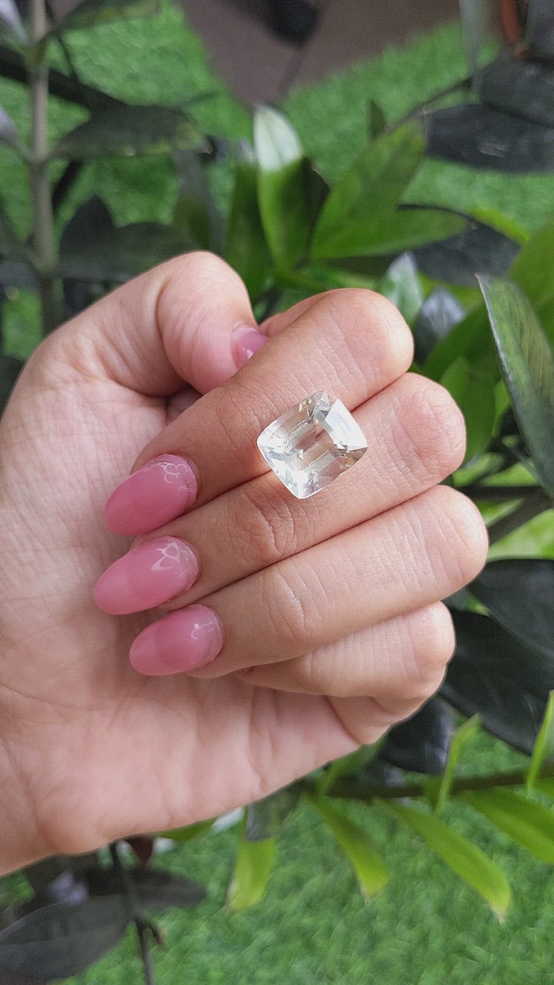 10.98 Ct. Quartz from Namibia Size Video