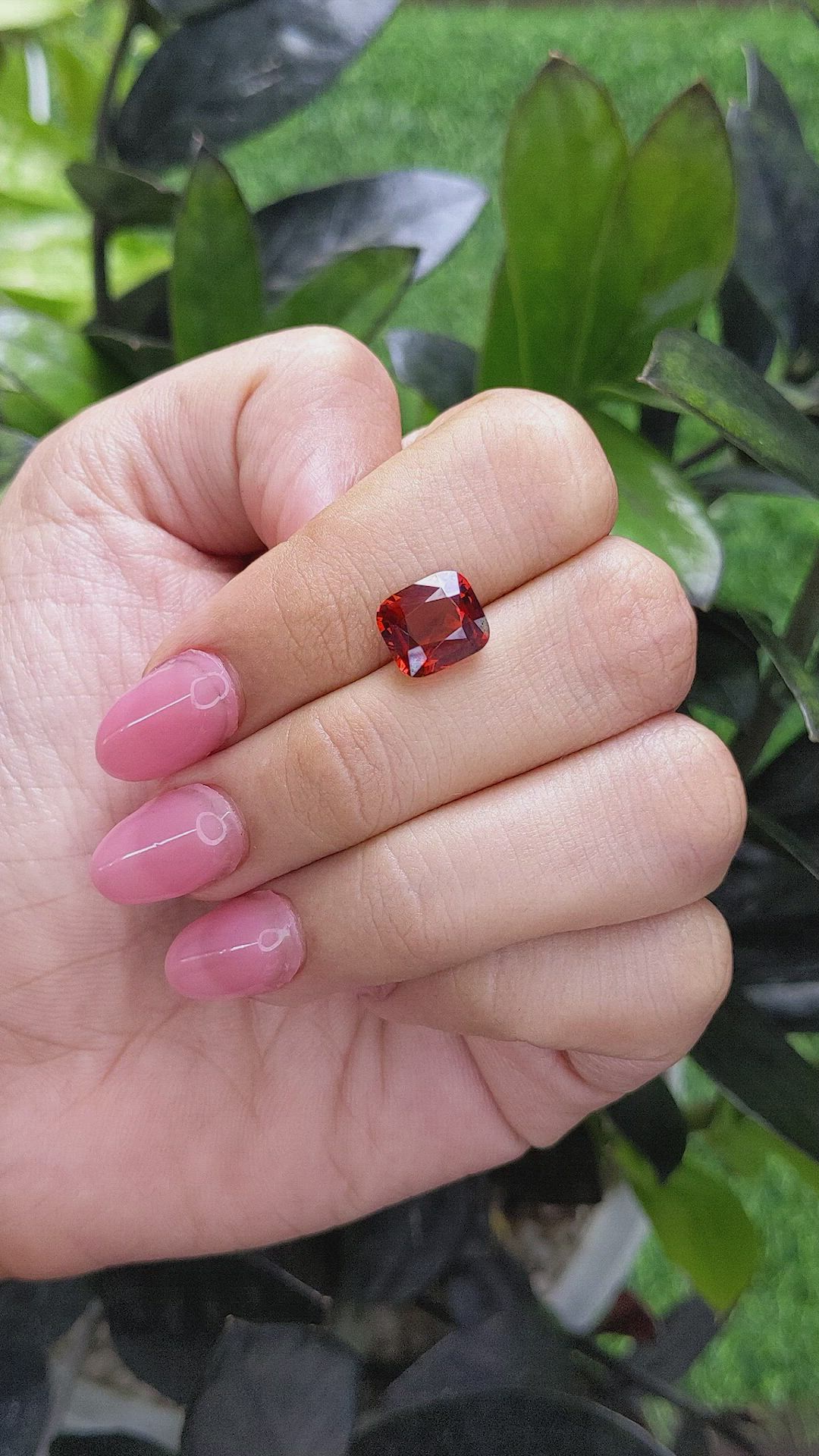 3.86 Ct. Zircon from Tanzania Size Video