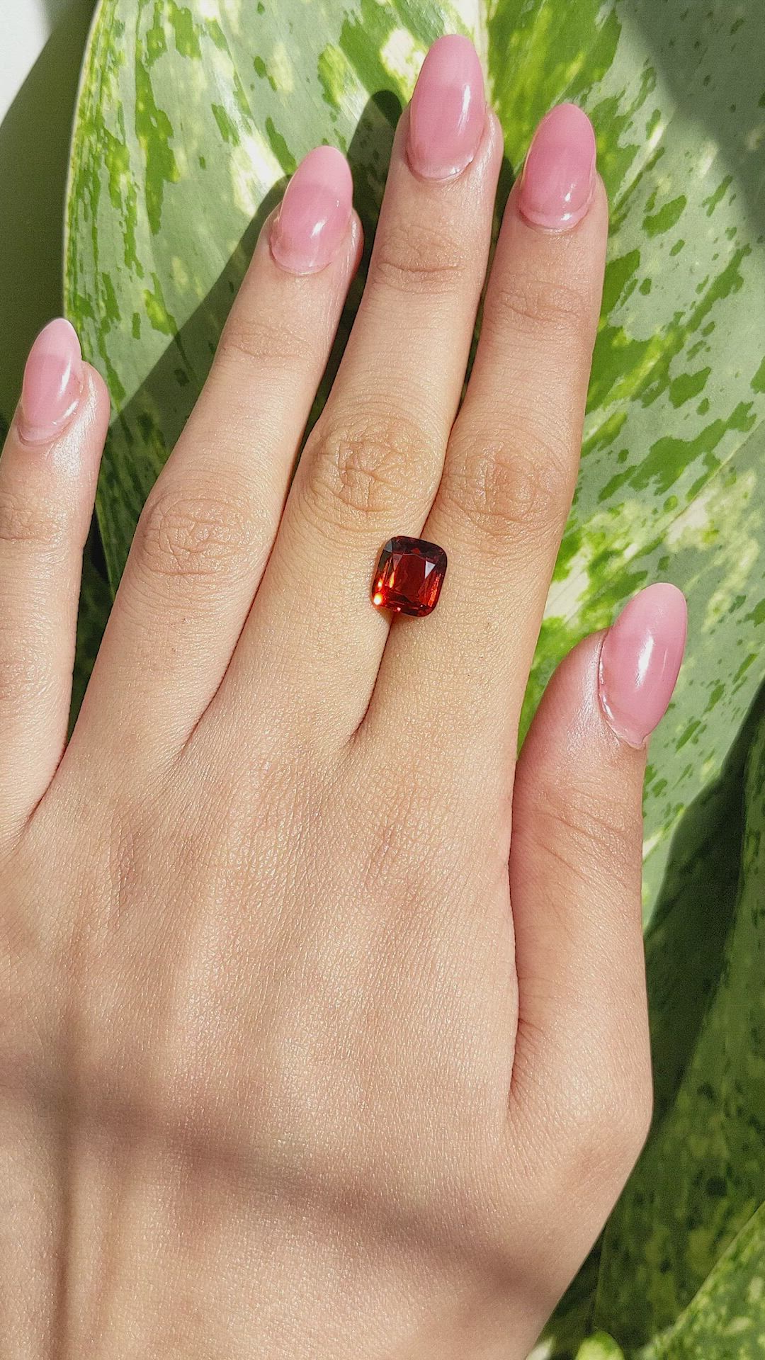 3.86 Ct. Zircon from Tanzania Size Video