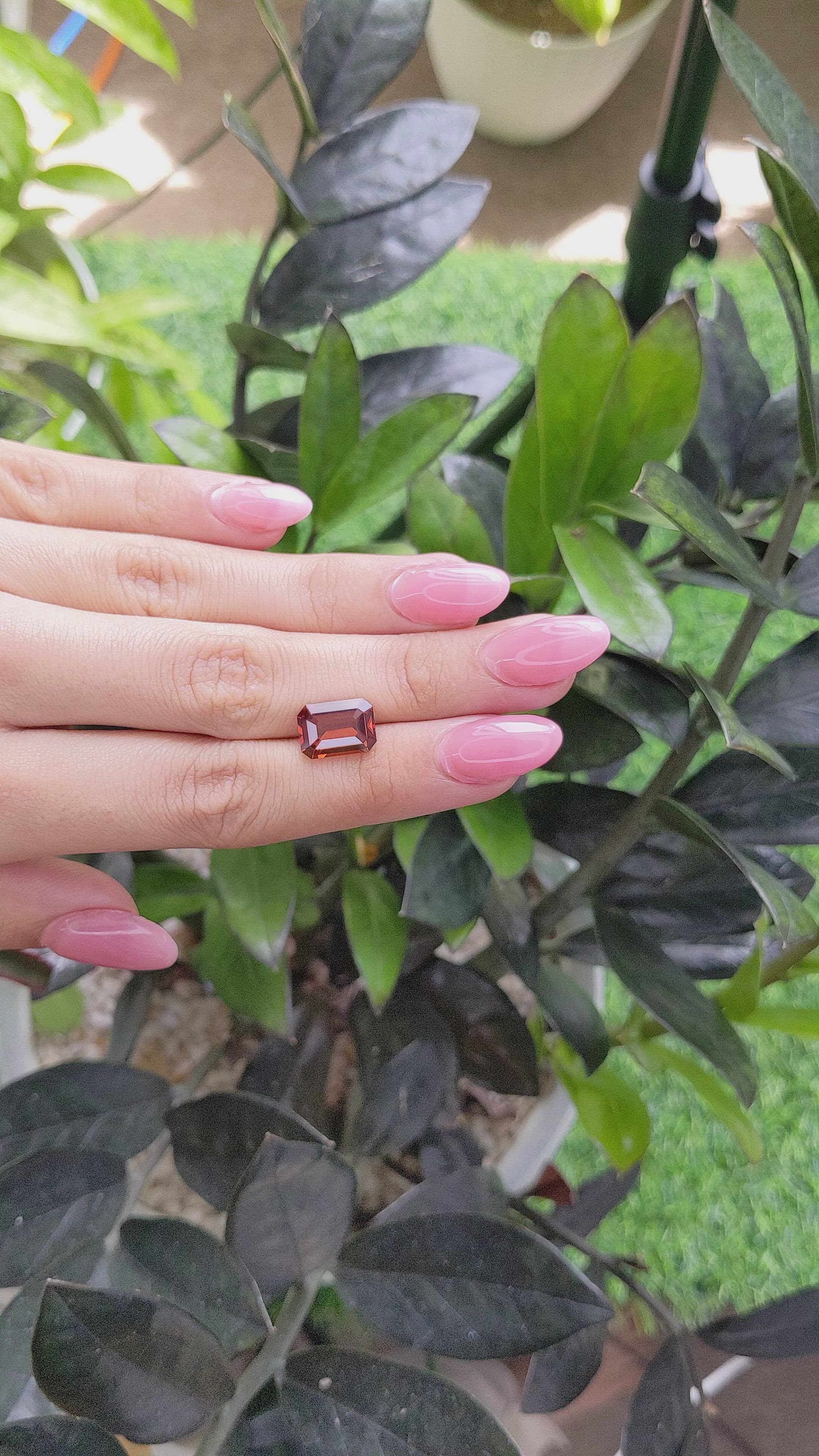 5.44 Ct. Zircon from Tanzania Size Video