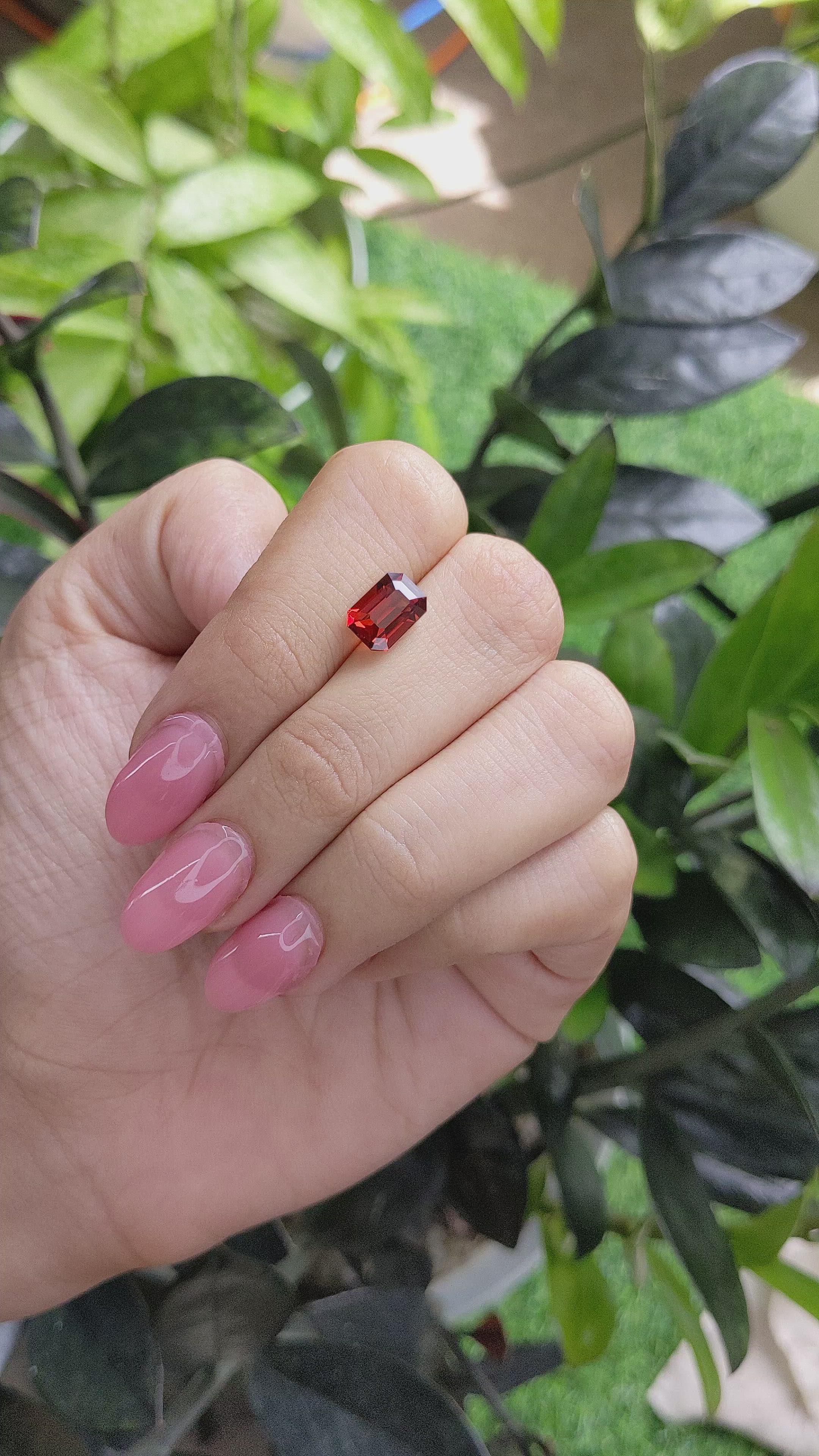 3.26 Ct. Zircon from Tanzania Size Video
