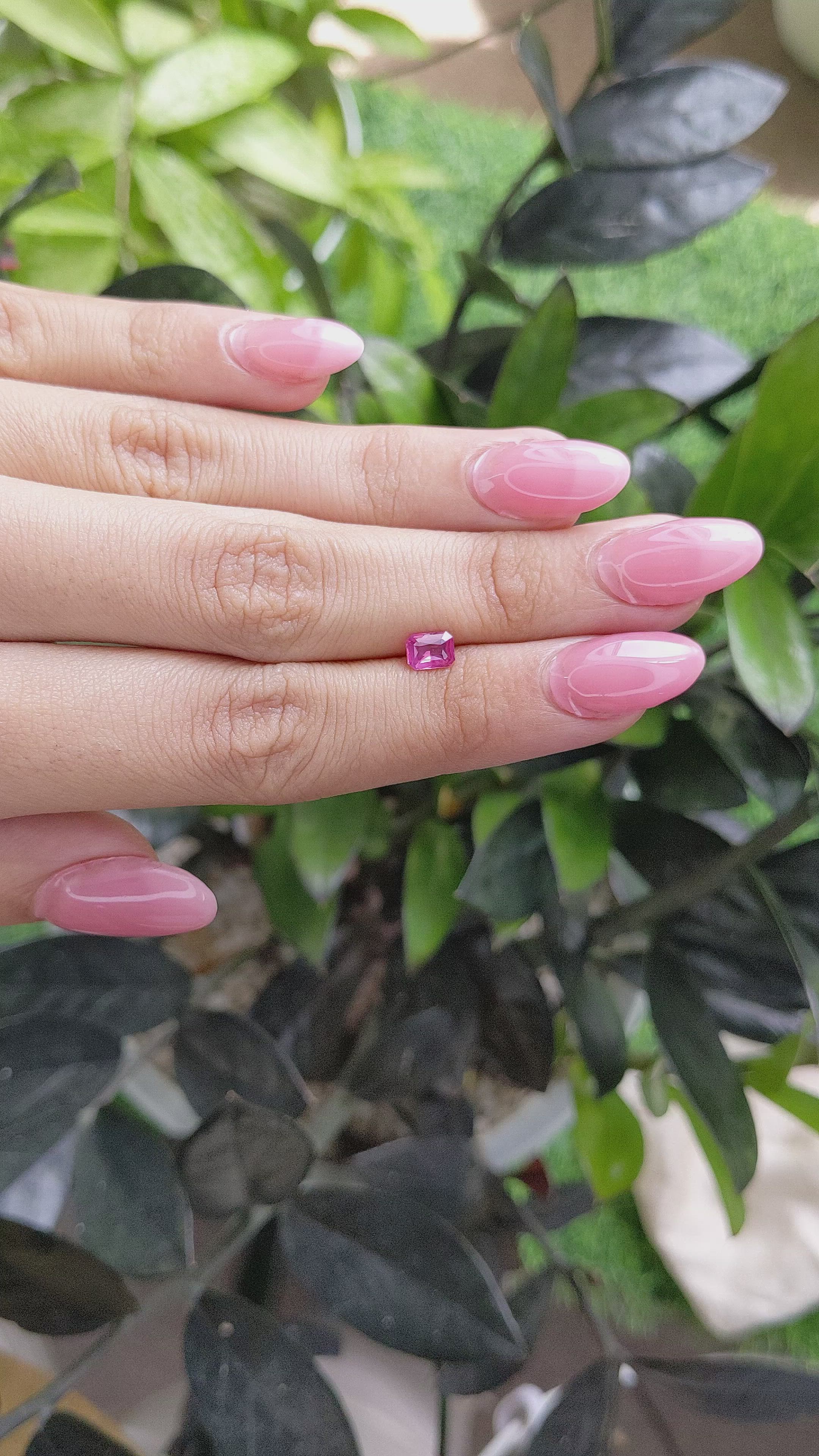 0.60 Ct. Spinel from Tanzania Size Video