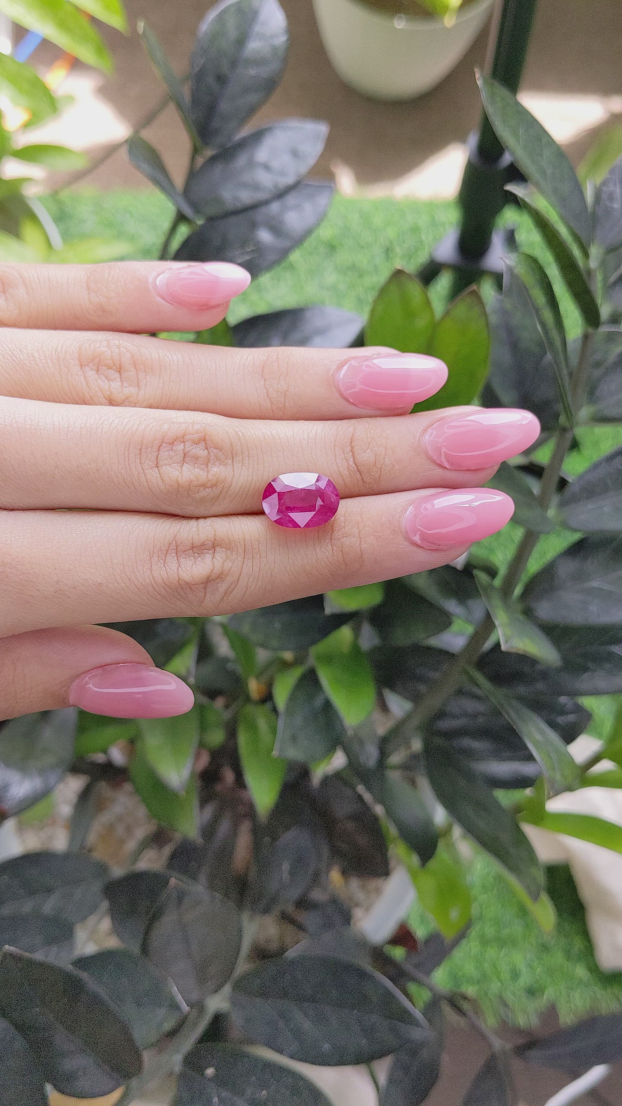 7.45 Ct. Spinel from Tanzania Size Video