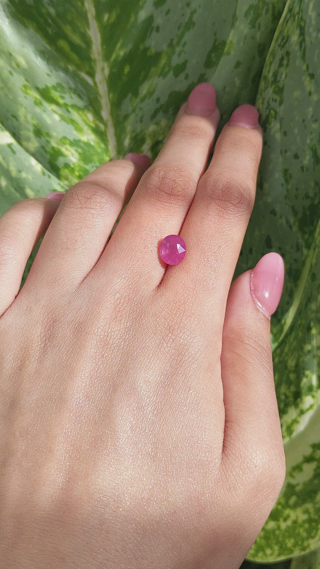 2.62 Ct. Spinel from Tanzania Size Video