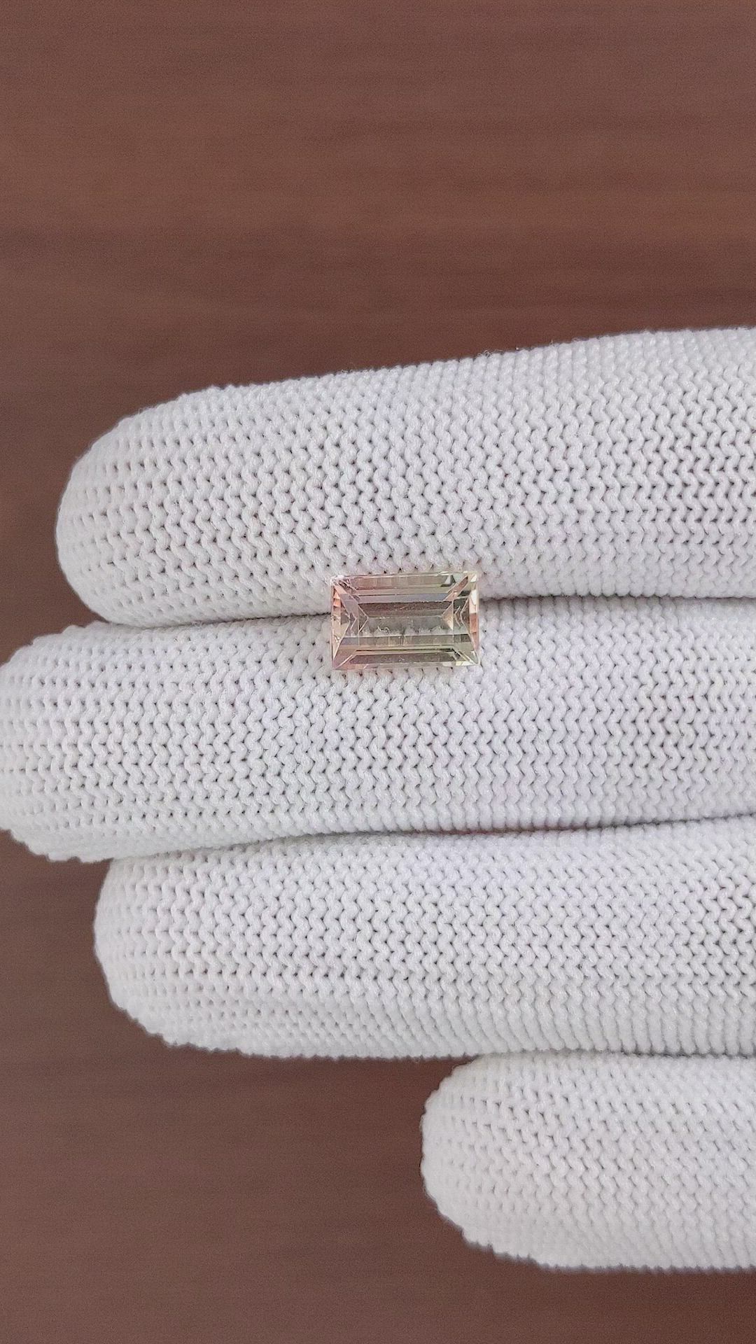 3.07 Ct. Tourmaline from Ceylon (Sri Lanka) Size Video