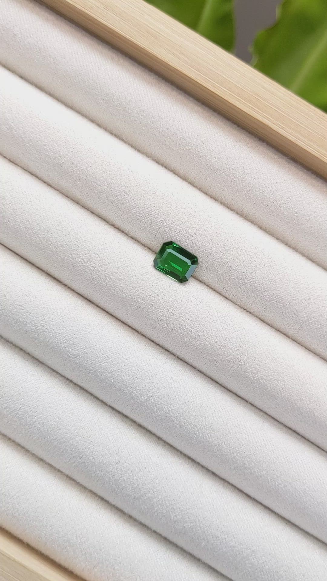 1.43 Ct. Tsavorite Garnet from Tanzania Size Video