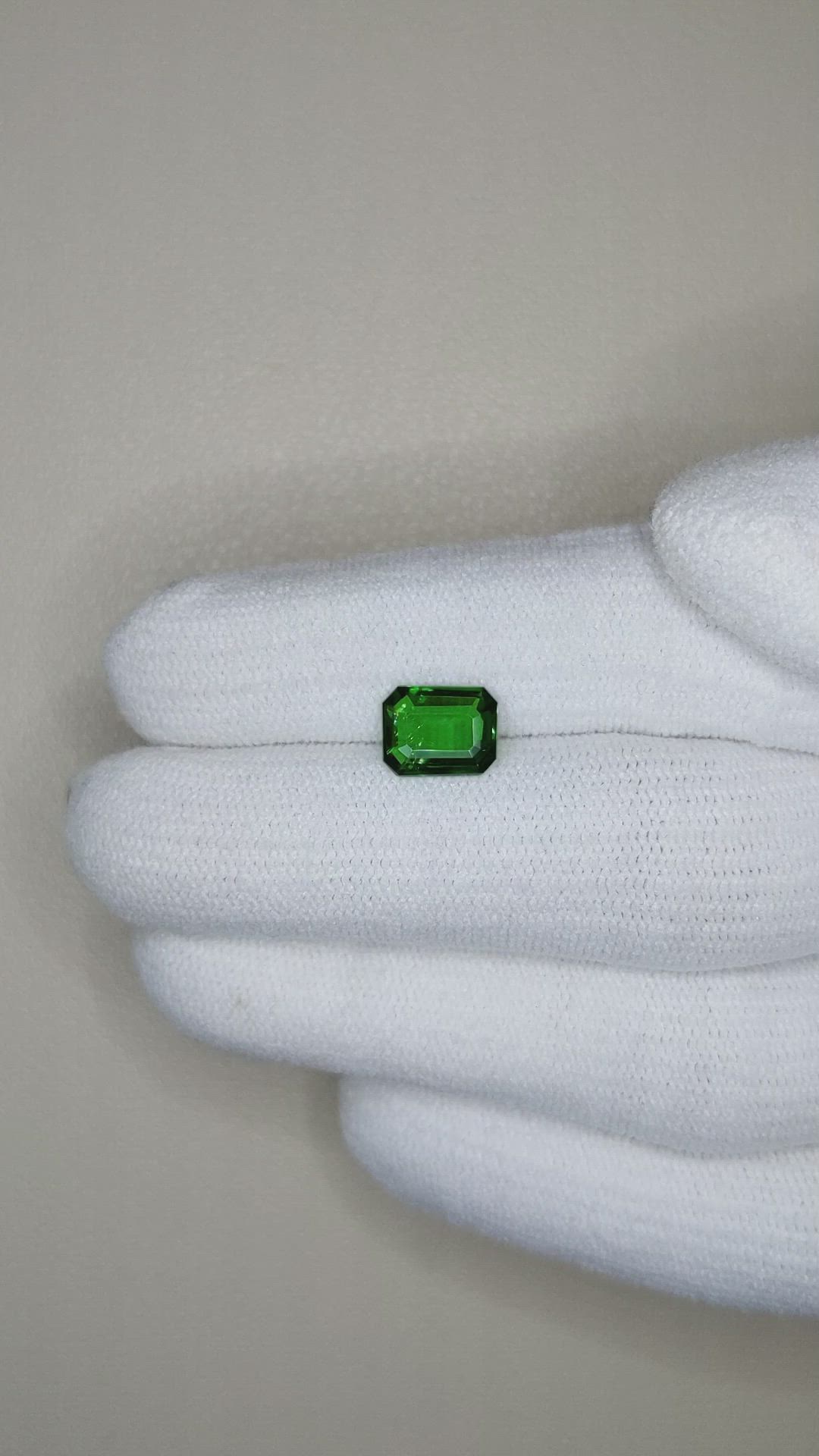 1.43 Ct. Tsavorite Garnet from Tanzania Size Video