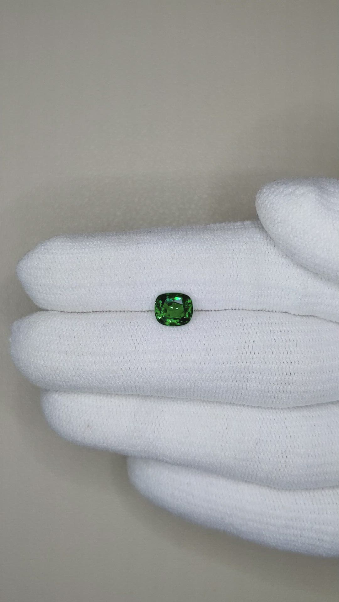 1.12 Ct. Tsavorite Garnet from Tanzania Size Video