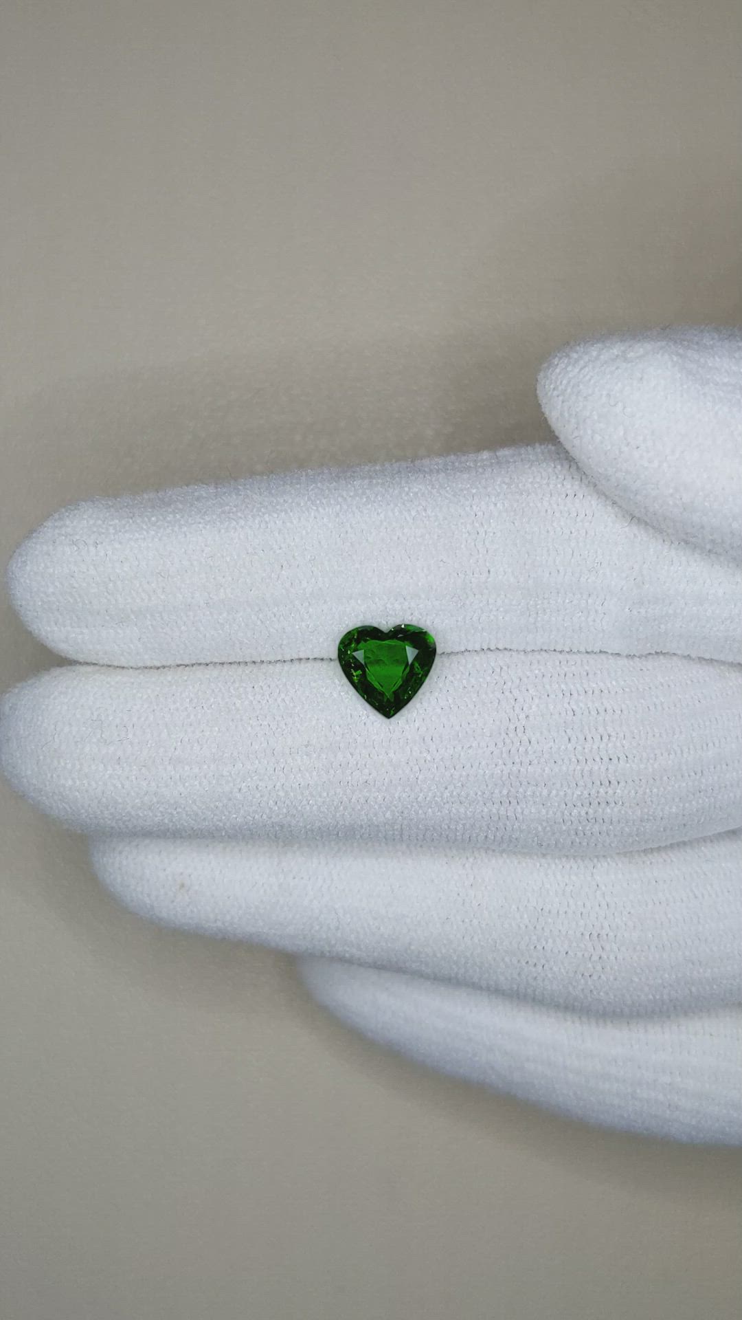 1.34 Ct. Tsavorite Garnet from Tanzania Size Video