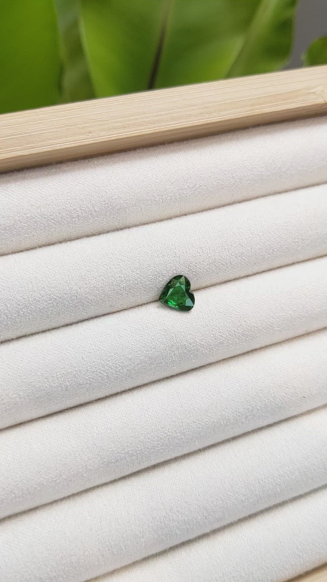 1.34 Ct. Tsavorite Garnet from Tanzania Size Video