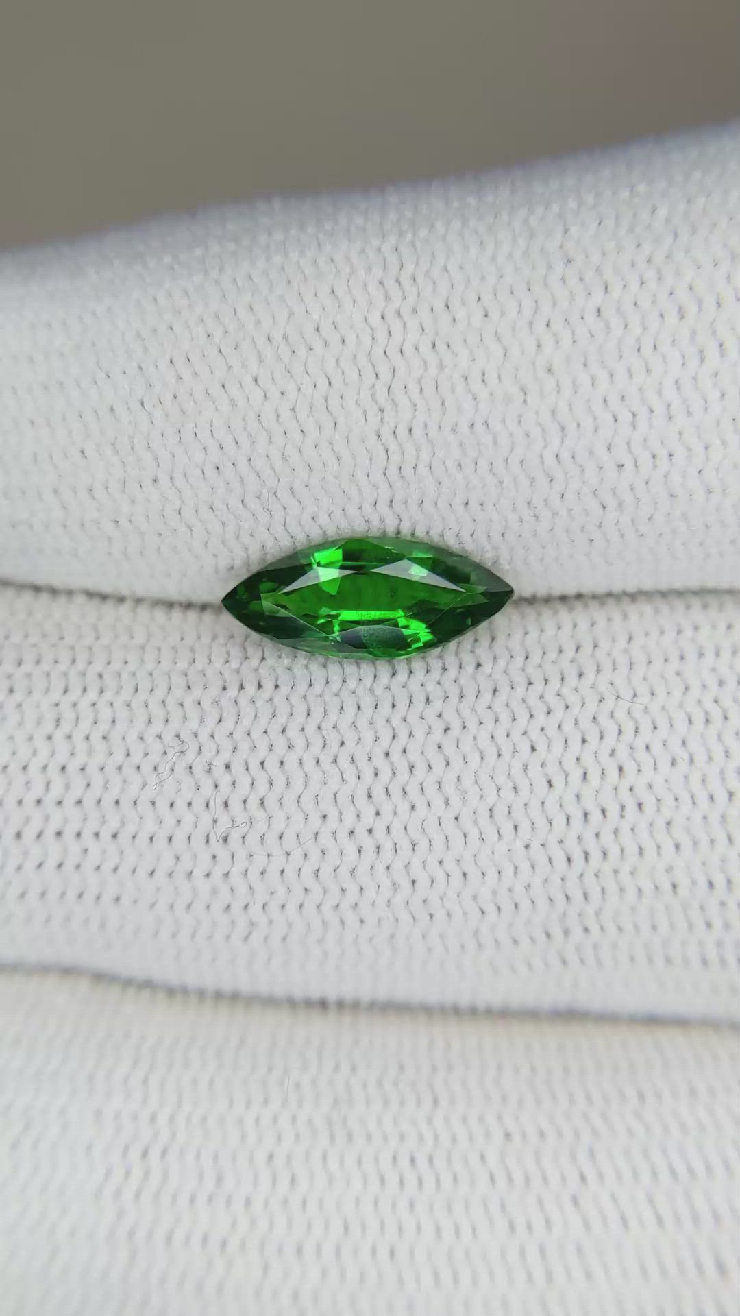 1.40 Ct. Tsavorite Garnet from Tanzania Size Video