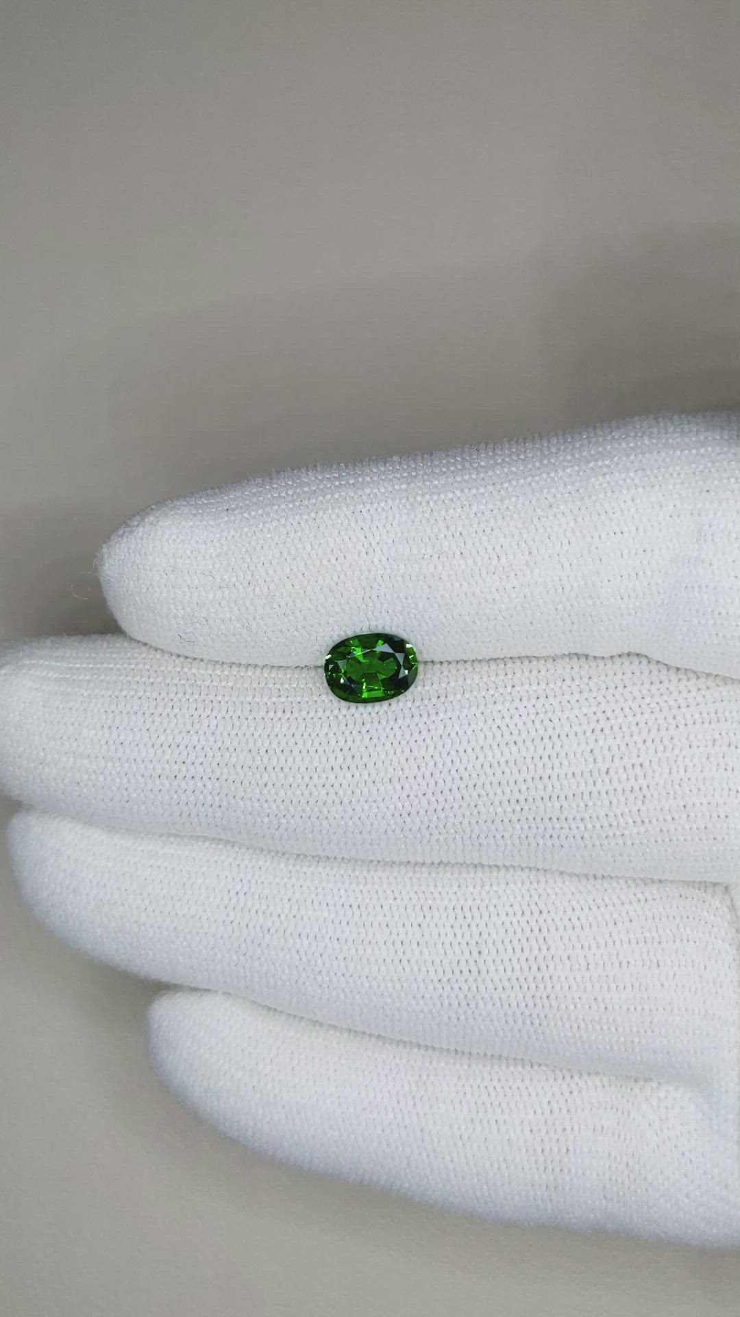 1.20 Ct. Tsavorite Garnet from Tanzania Size Video