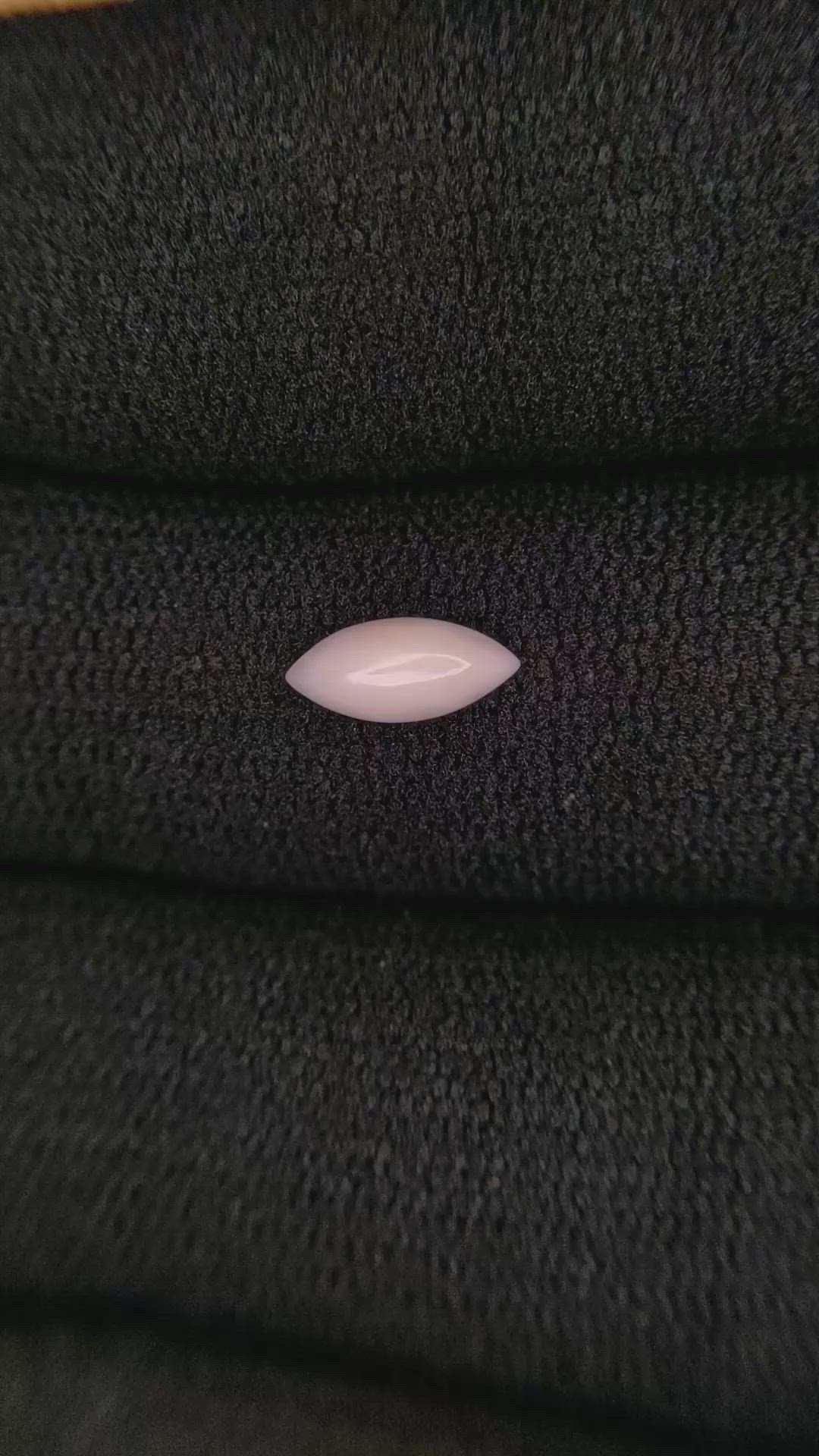 0.43 Ct. Cabochon Coral from Italy Size Video