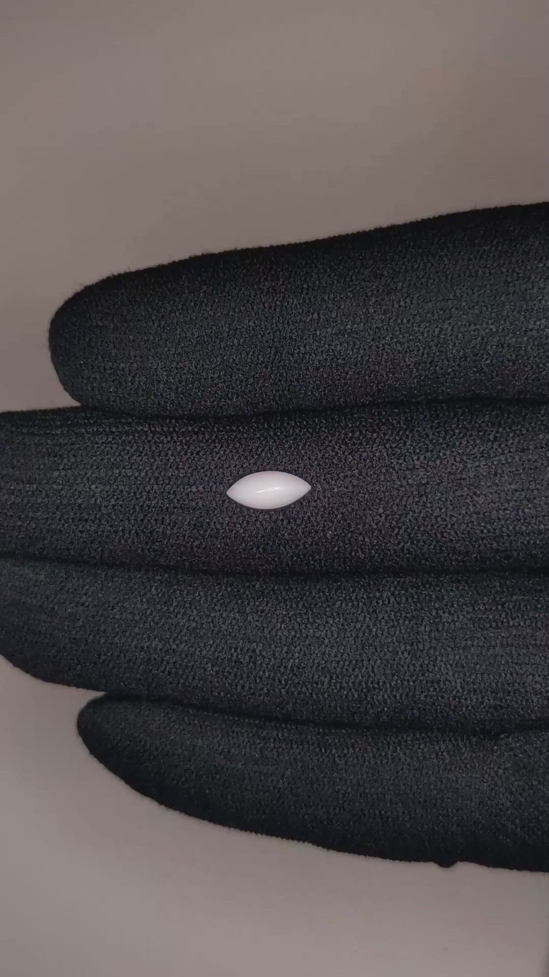 0.43 Ct. Cabochon Coral from Italy Size Video