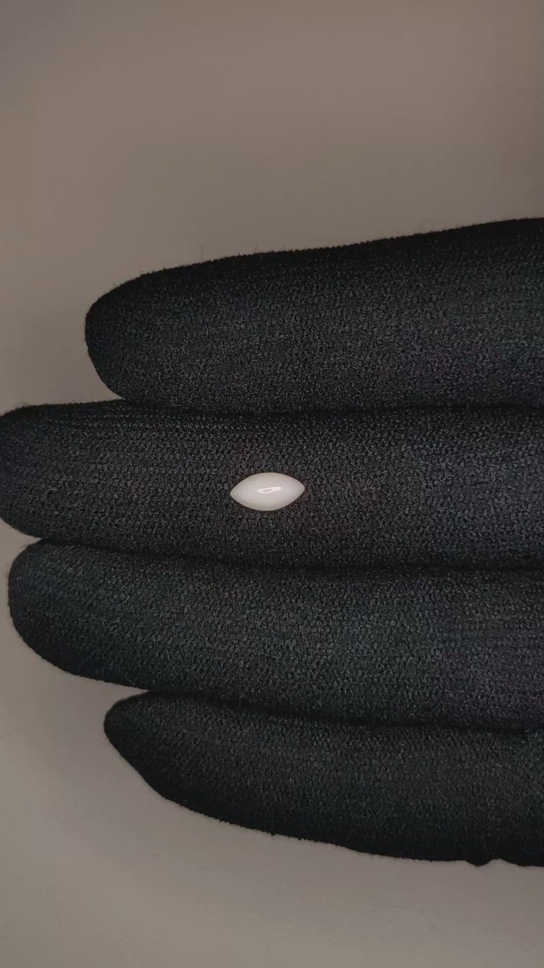 0.35 Ct. Cabochon Coral from Italy Size Video