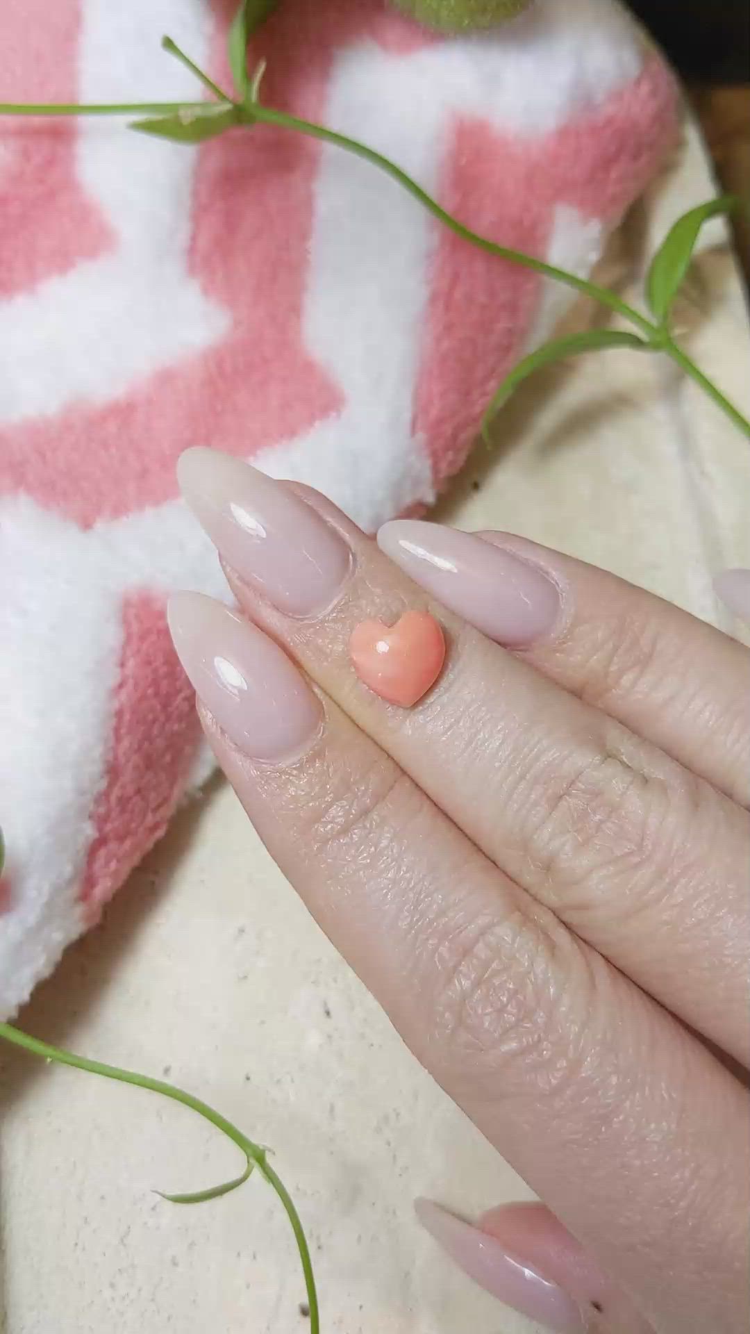 2.51 Ct. Cabochon Coral from Italy Size Video