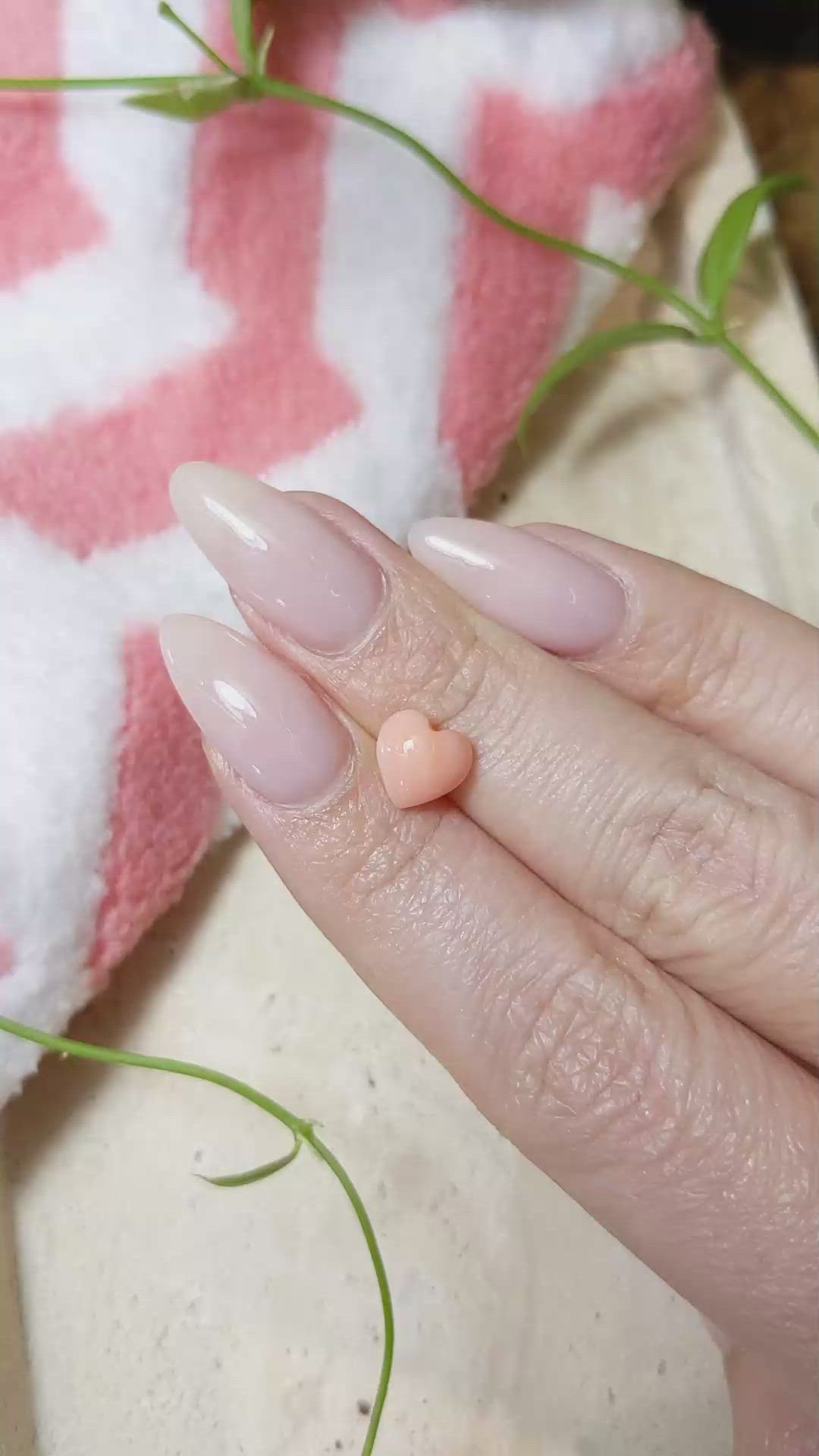 1.92 Ct. Cabochon Coral from Italy Size Video