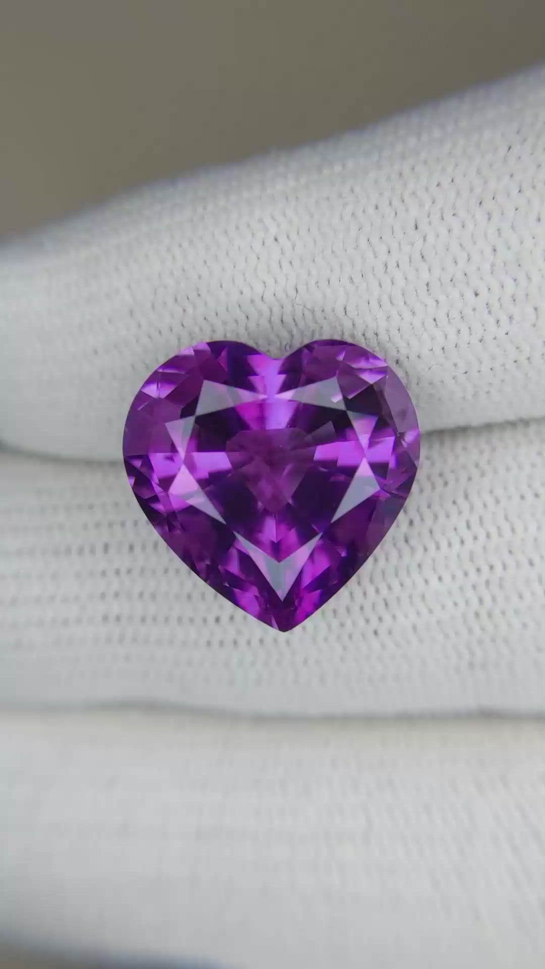 12.99 Ct. Amethyst from Bolivia Size Video